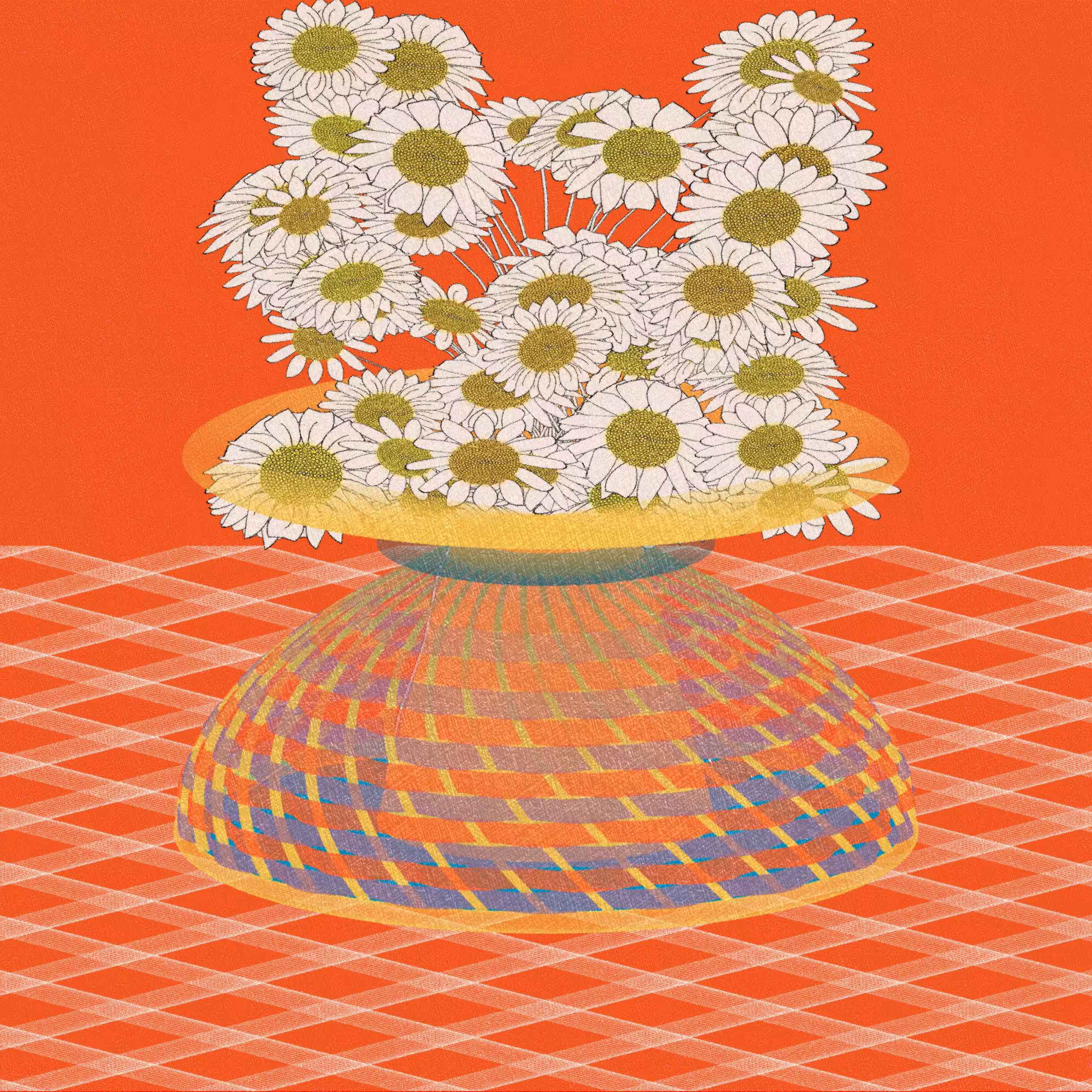 Vases and Daisies #64
