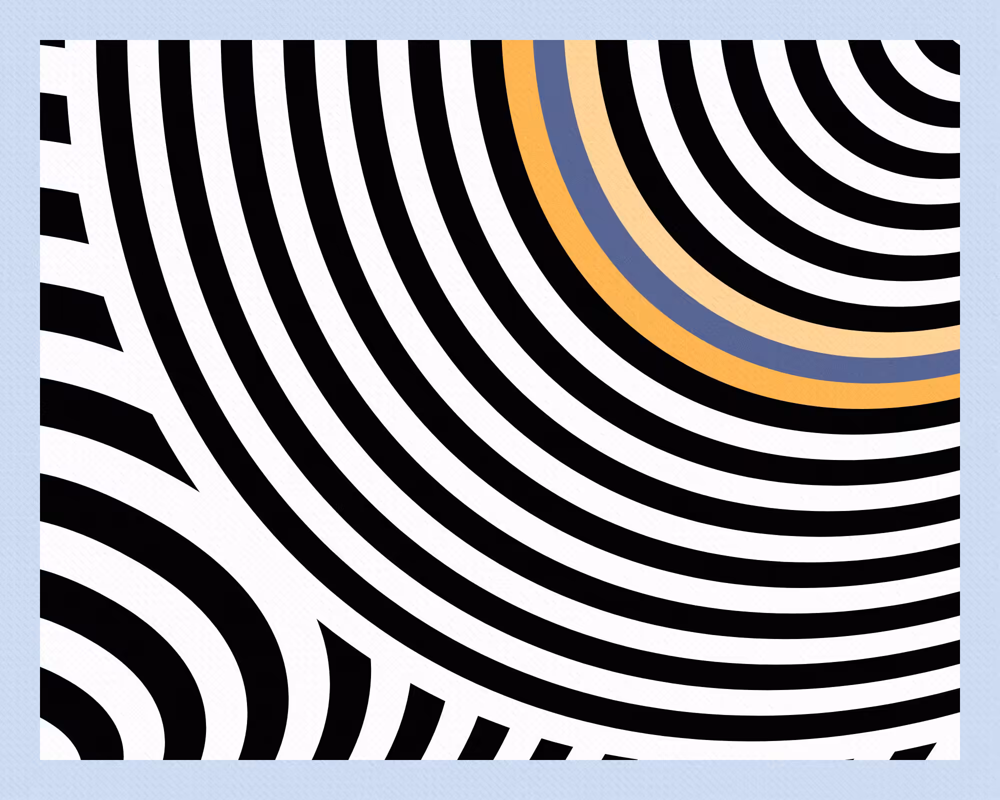Alternating bands of color #139