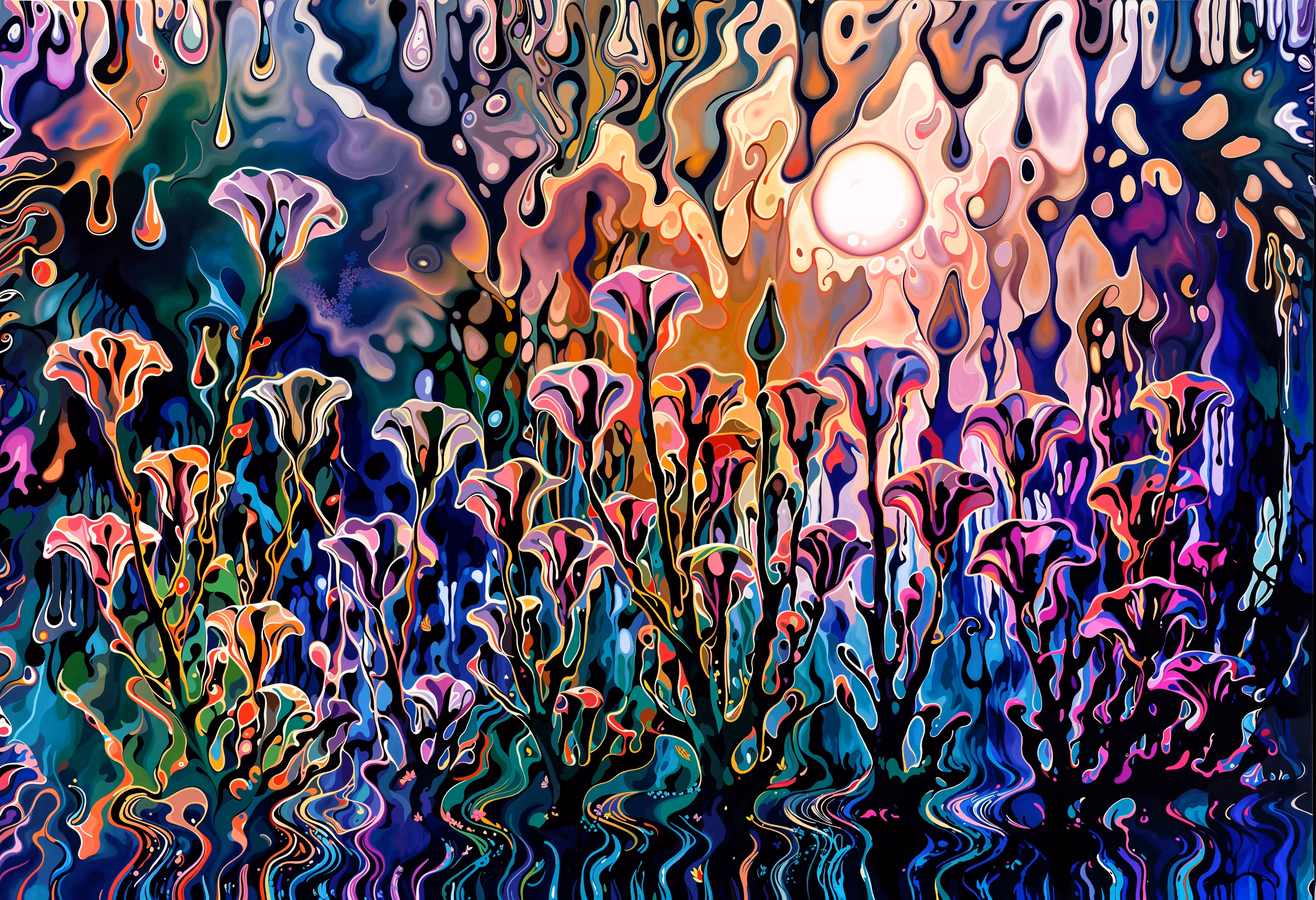 TOKENIZED GARBAGE: FLOWER GARDEN 🌸 1  (WIYW - GANs, MJ6, SDXL & Magnific)