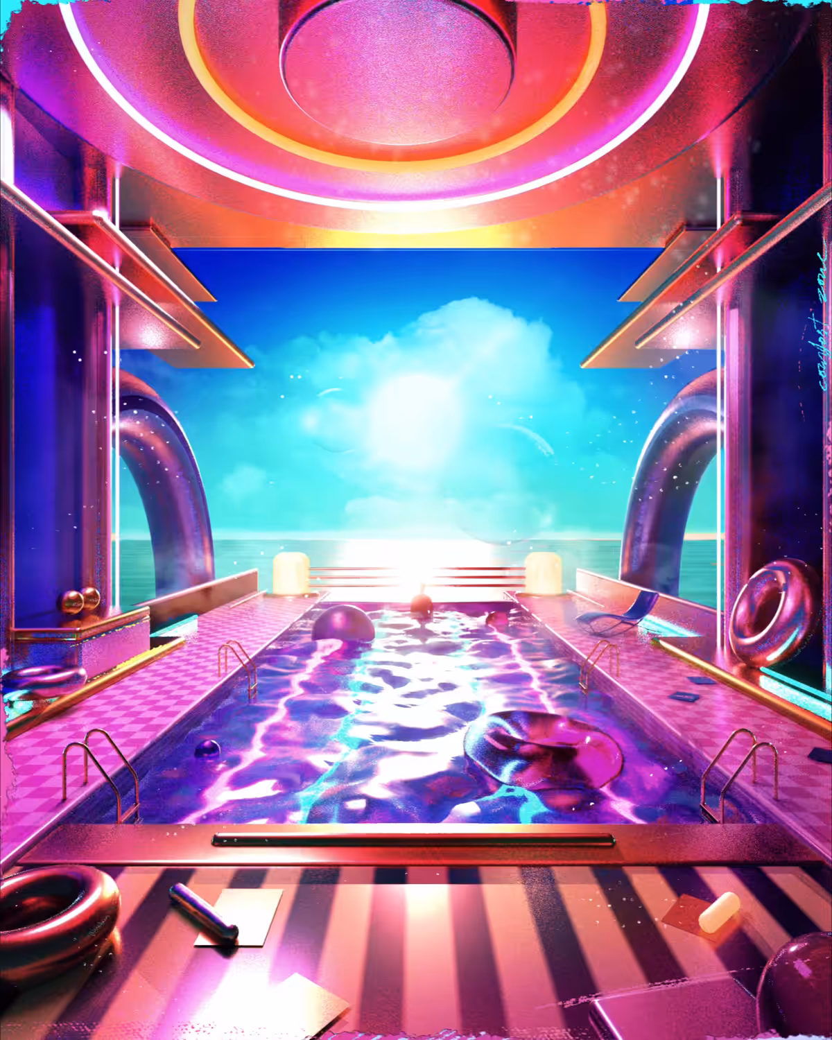 Sunset Pool