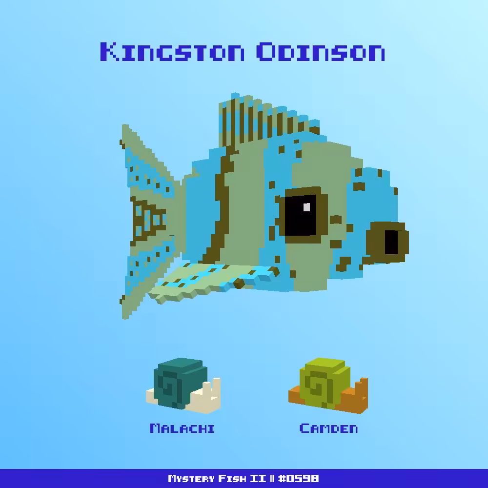 Kingston Odinson :: Mystery Fish 0598/1000 