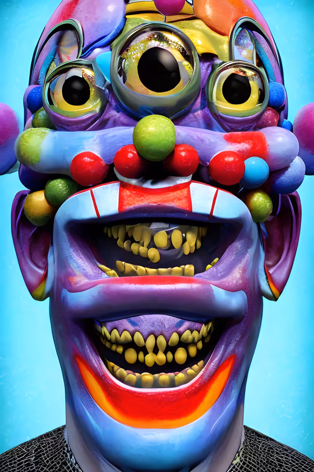 Distorted Faces: Distorted Face #19