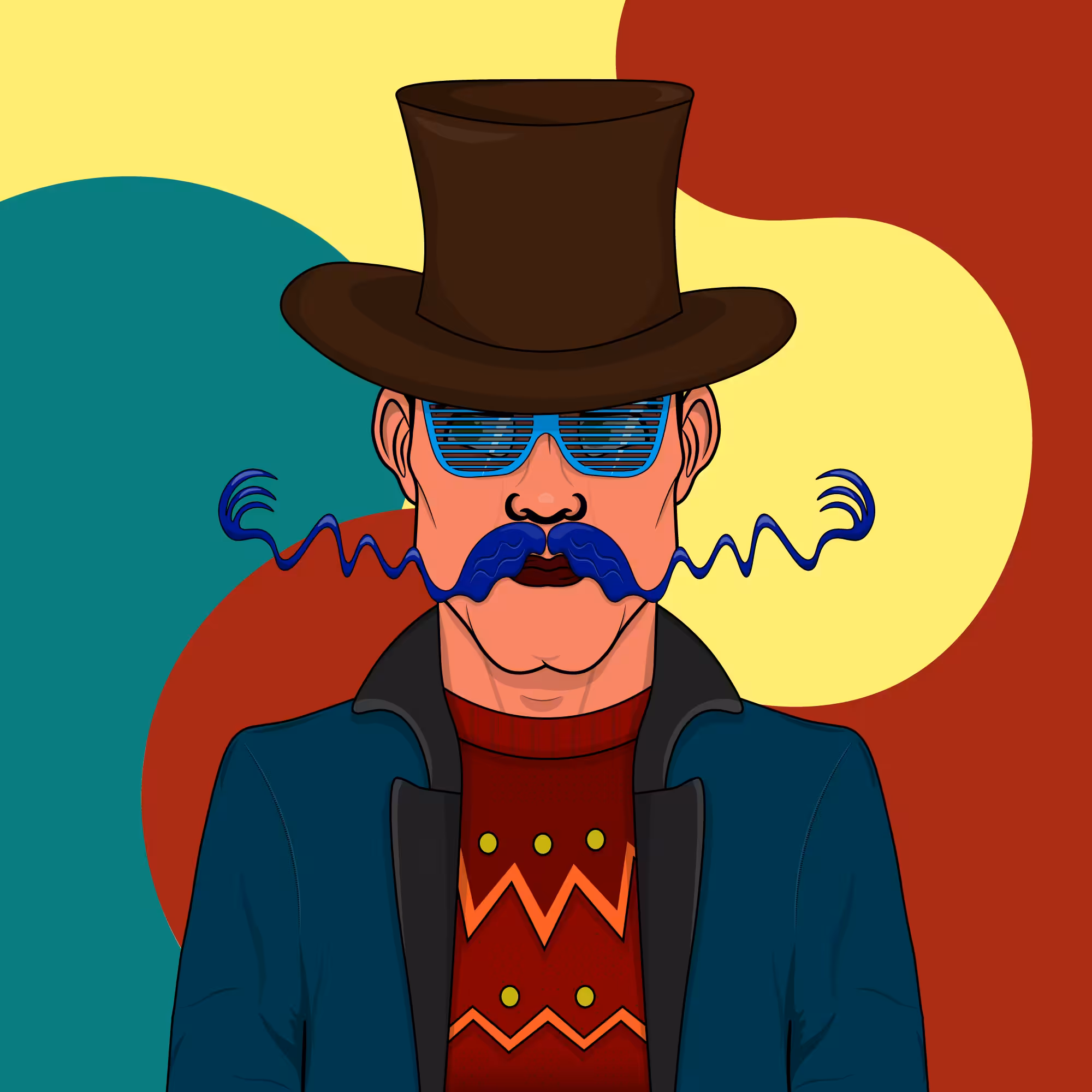 Mustachioed #242