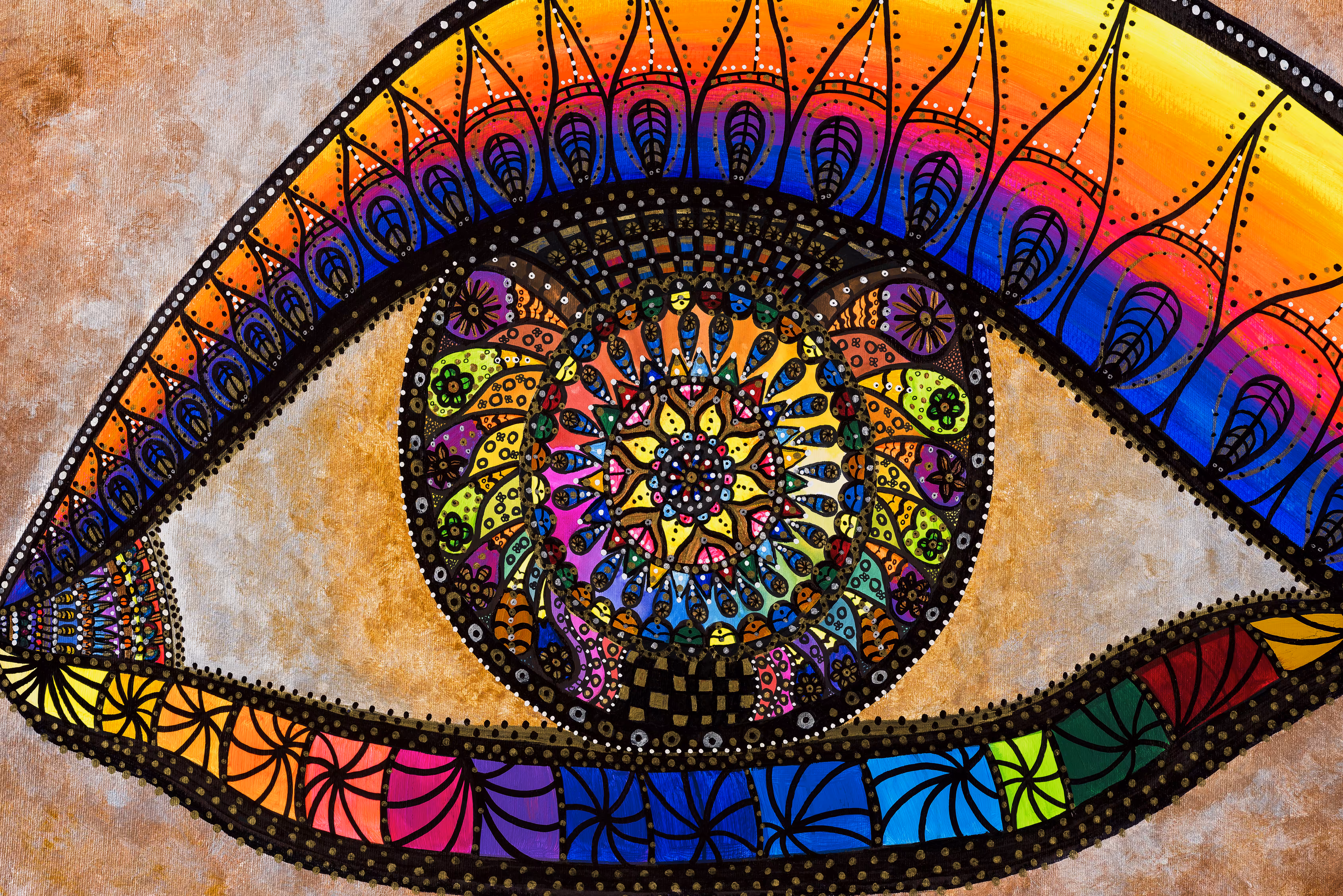 The eyes of artist