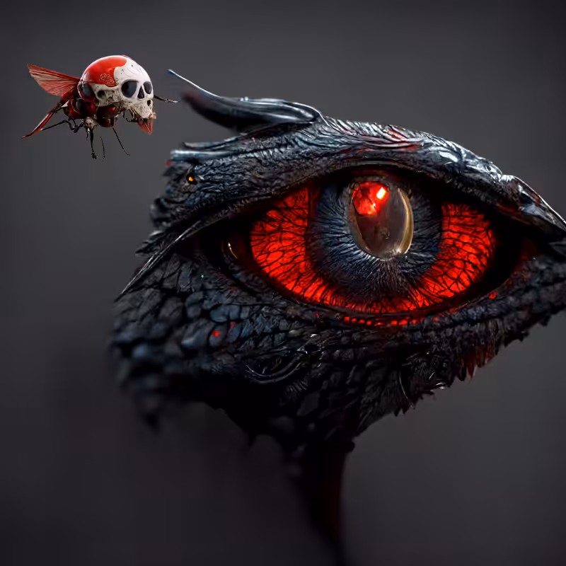 AI Eyes and Insect #7