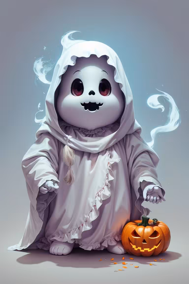 Fat Ghost Of Halloween