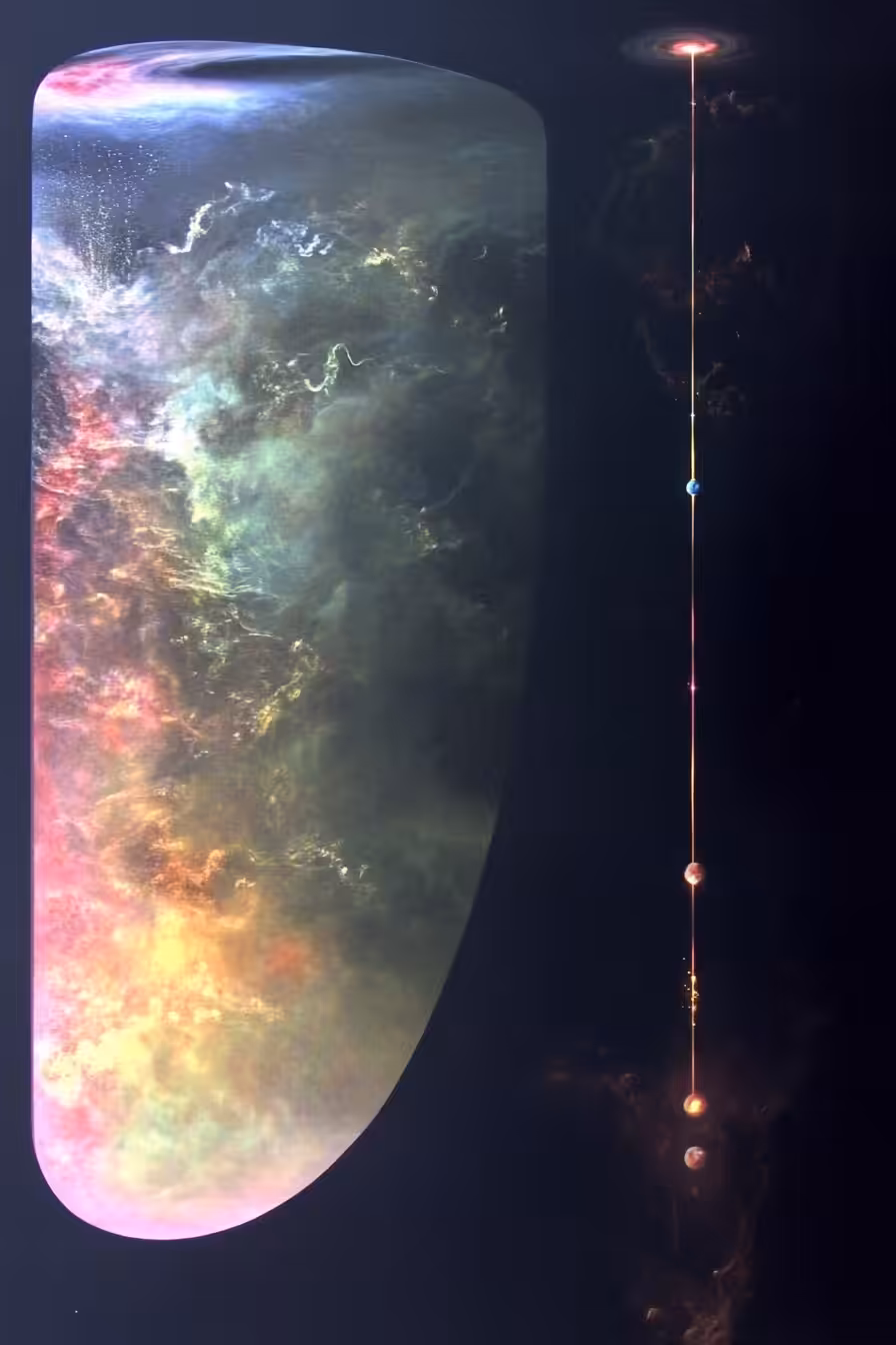Beginning of waves and particle