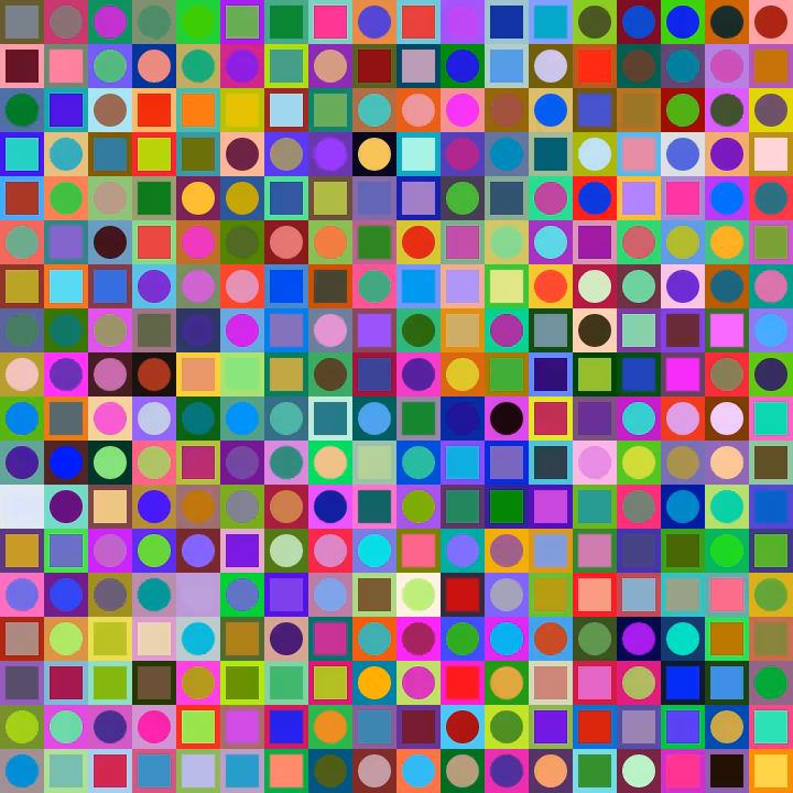 Square Dot Composition #249