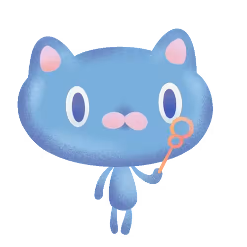 Bubble cat X Popil V4: Bubble cat -animation-gift