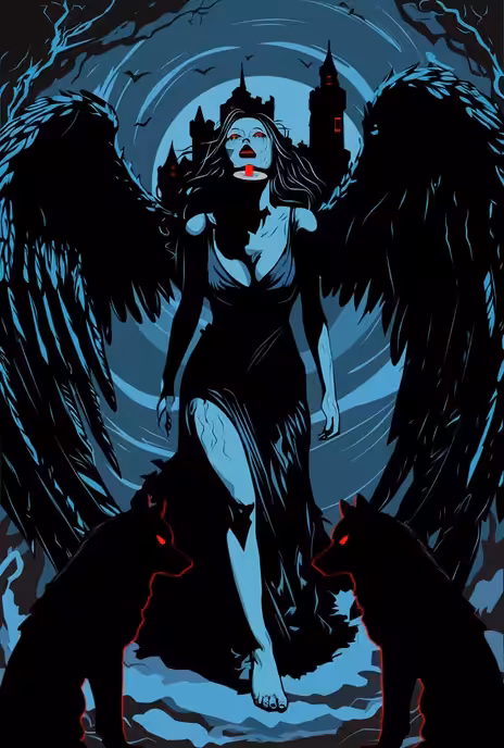 She comes out of the Darkness