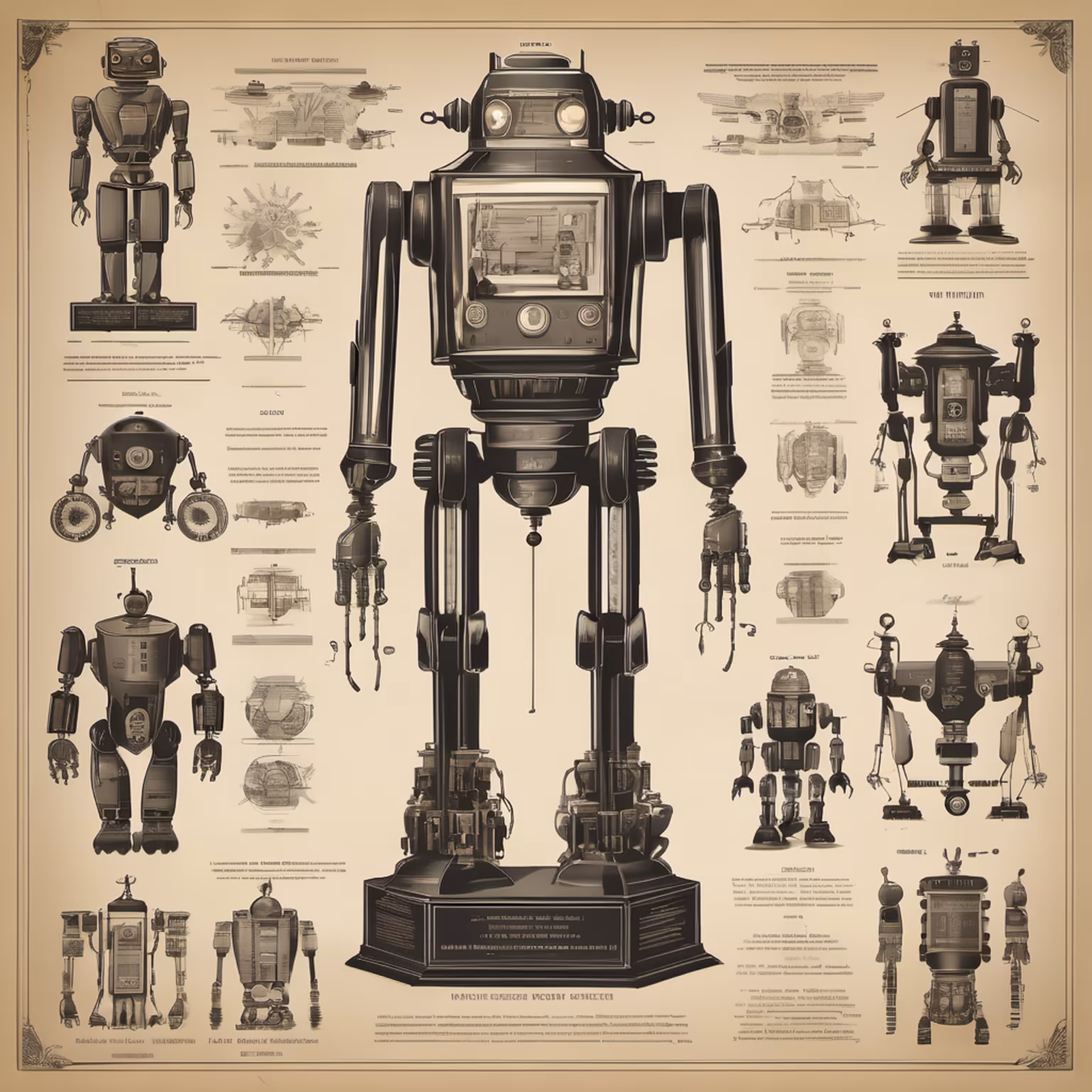 STUDIES ON ROBOTS - 19TH CENTURY #22