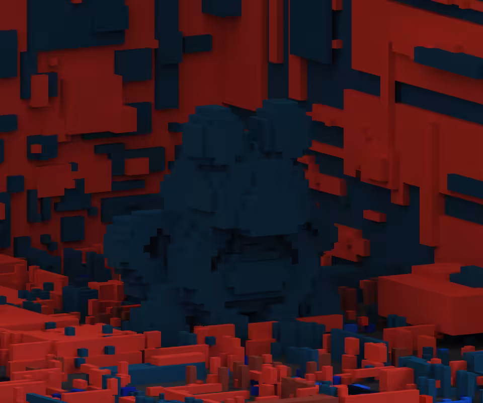 Ghost Frogpunk (Blue-Red)