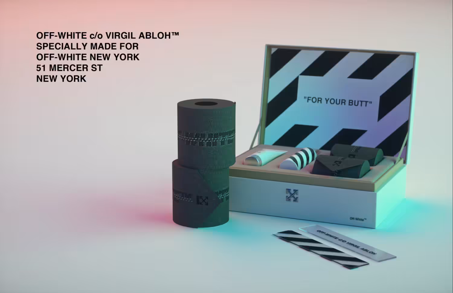 "FOR YOUR BUTT"