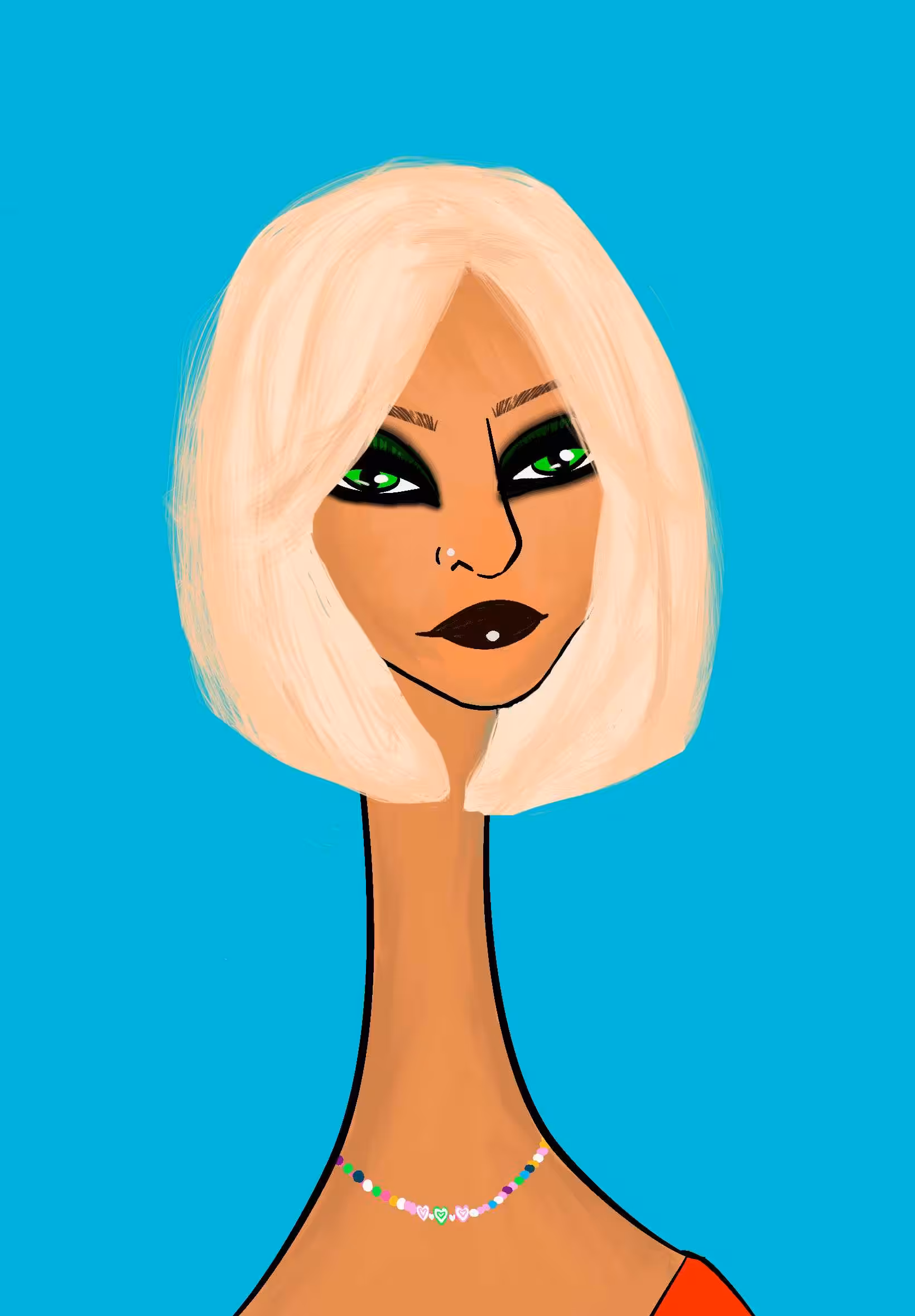 Long Neckie Ladies: Long Neckie Lady #442
