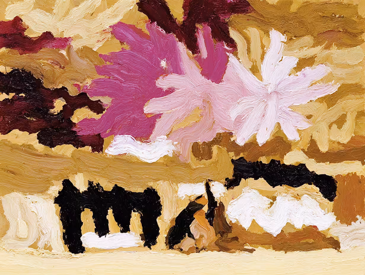 blossoms and terrain