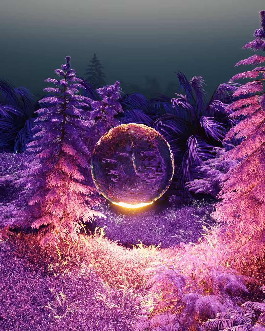 Purple Valley #04  Swiss Alps