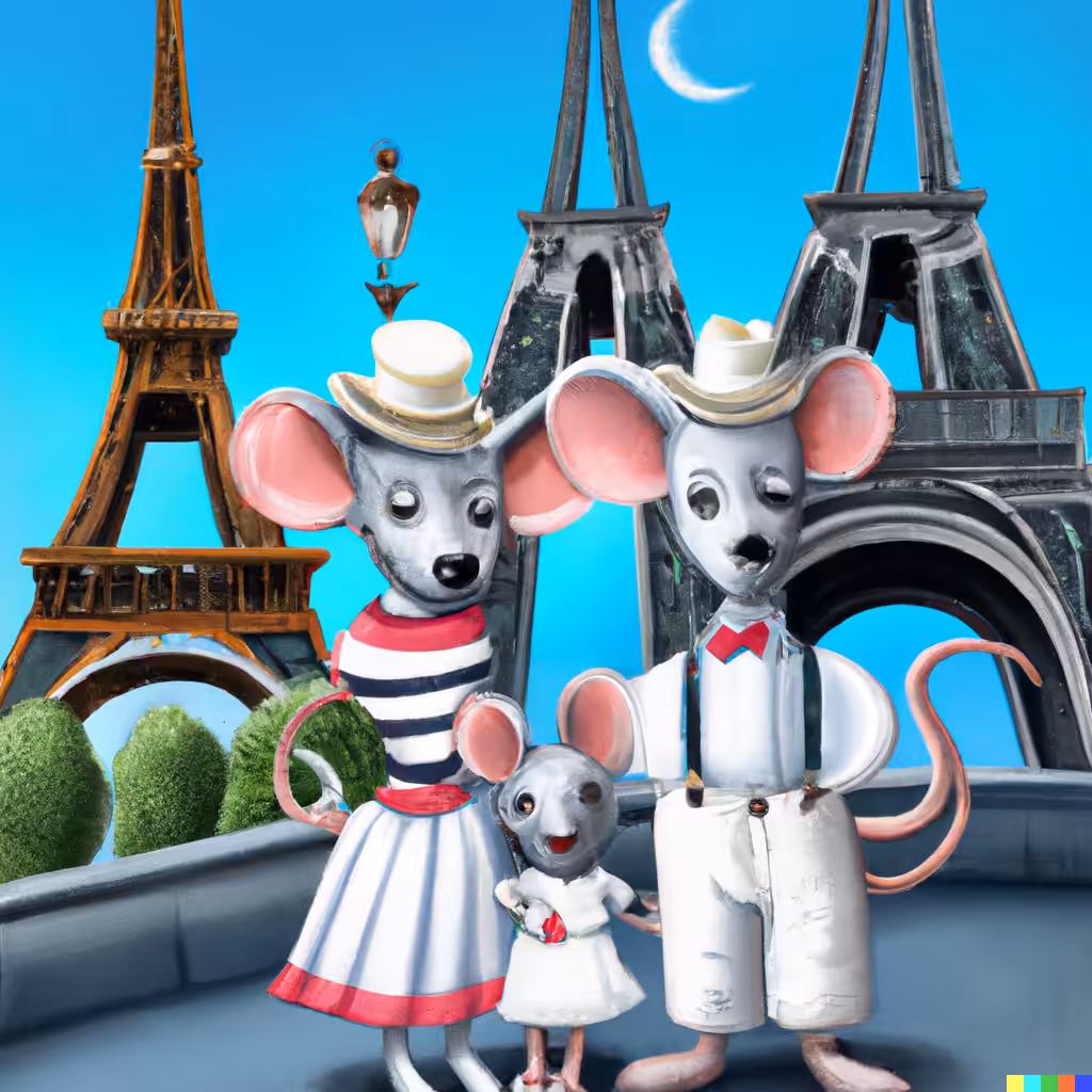 Mouse Trip to Paris No. 3