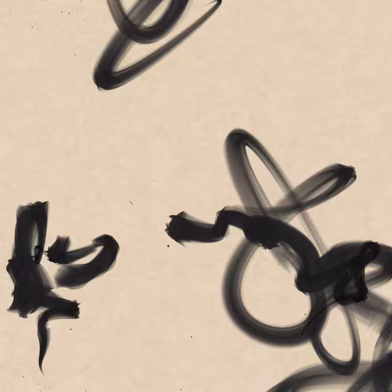 Abstract Calligraphy #19