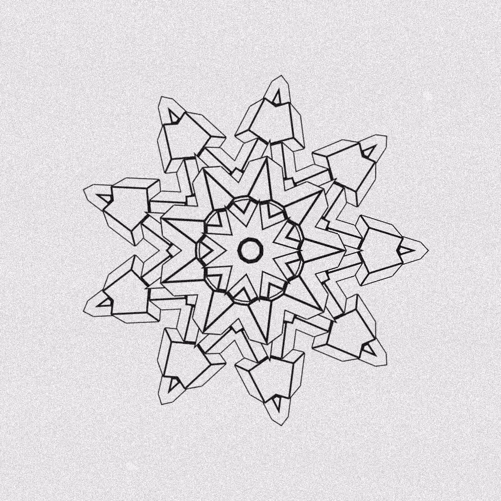 Monochrome Kaleido #164