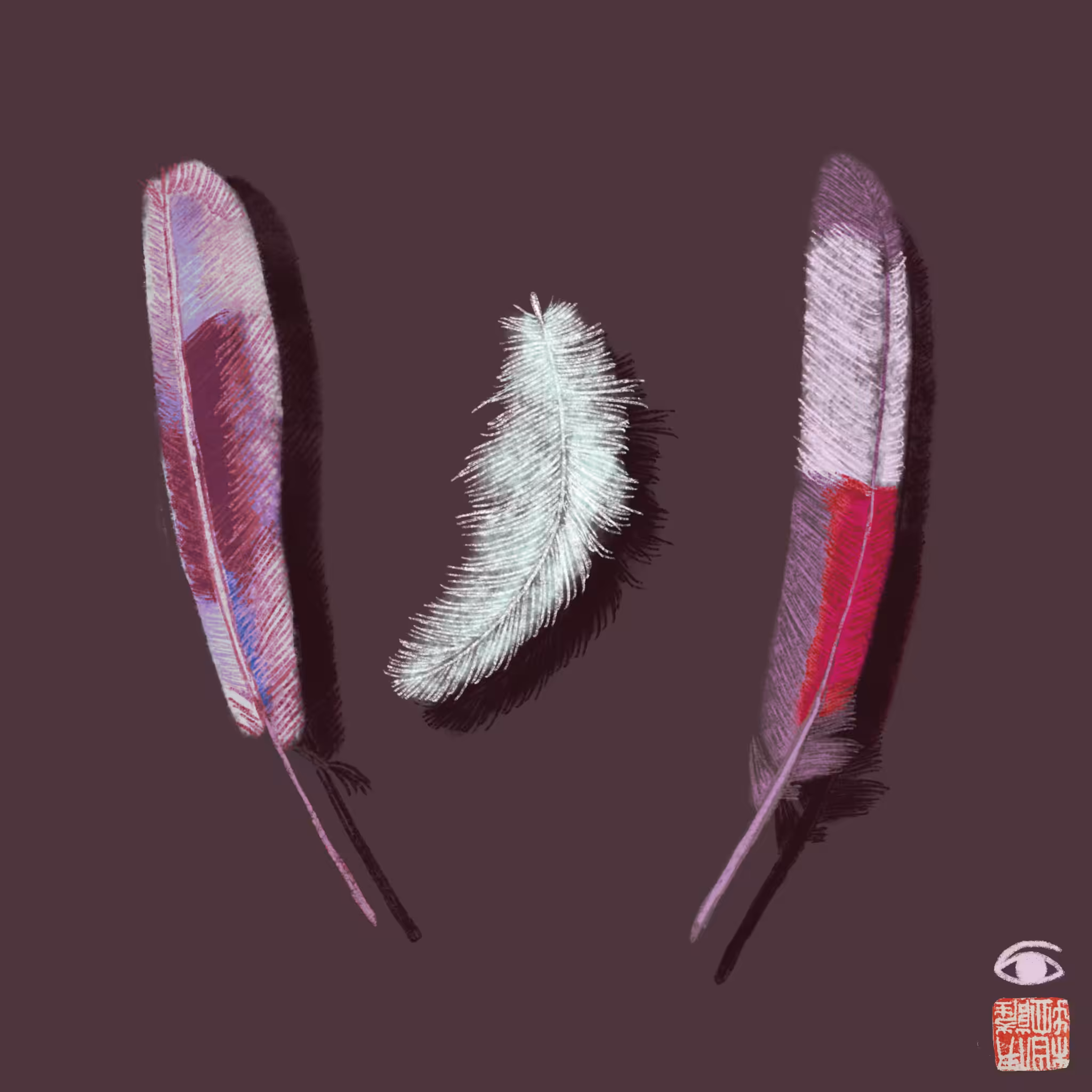 Rodeo posts: feathers