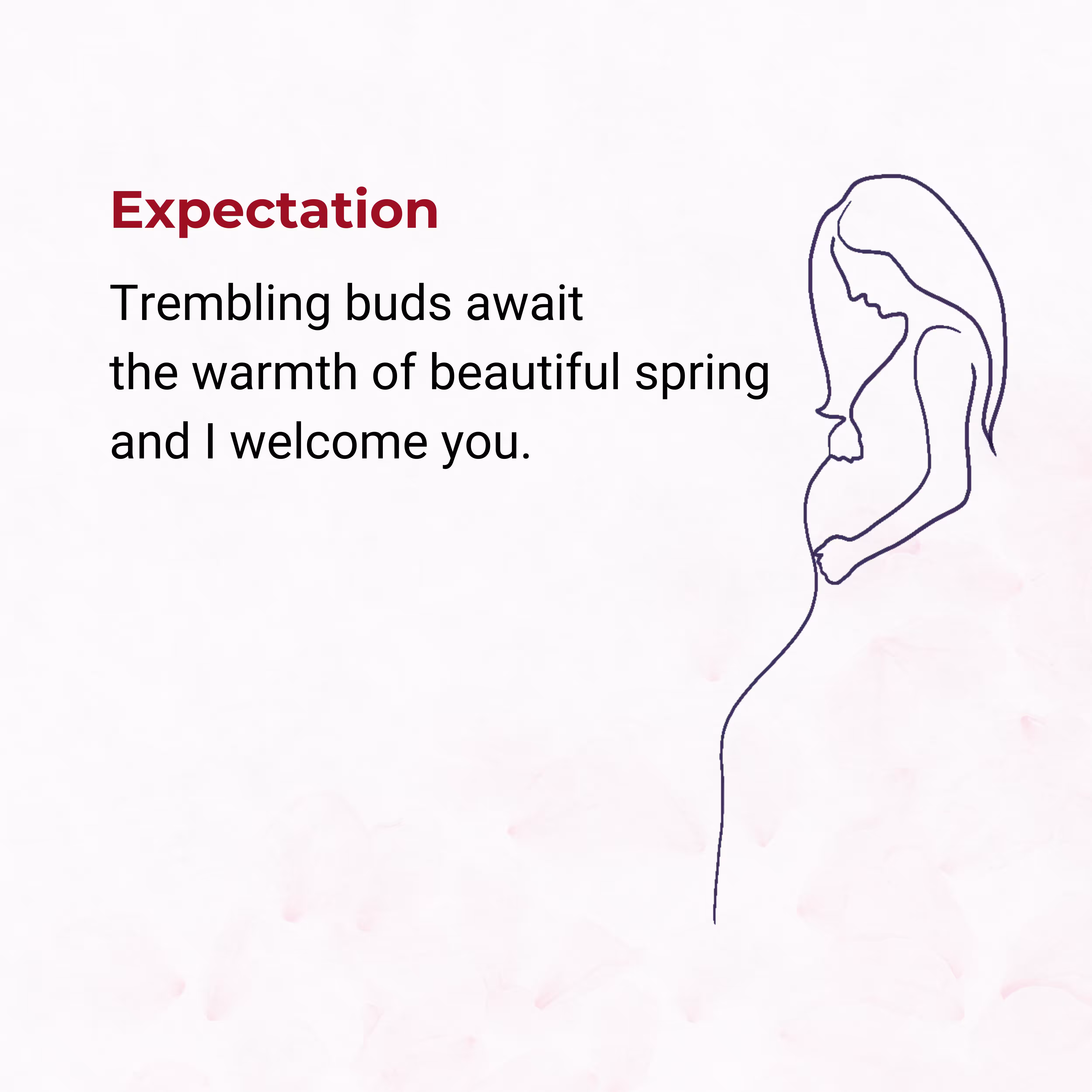 Mother&baby illustrated senryu