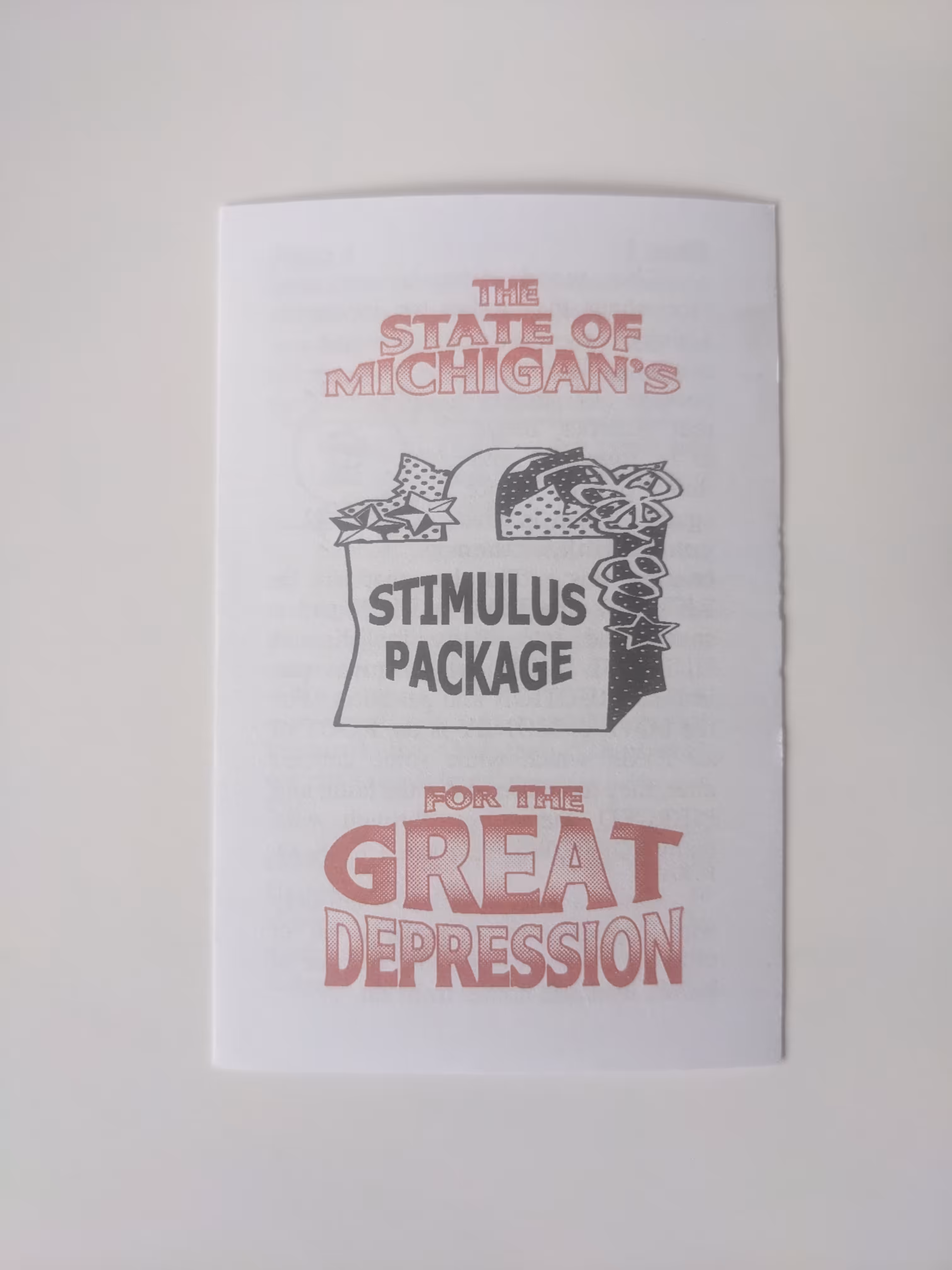 The State of Michigan's Stimulus Package