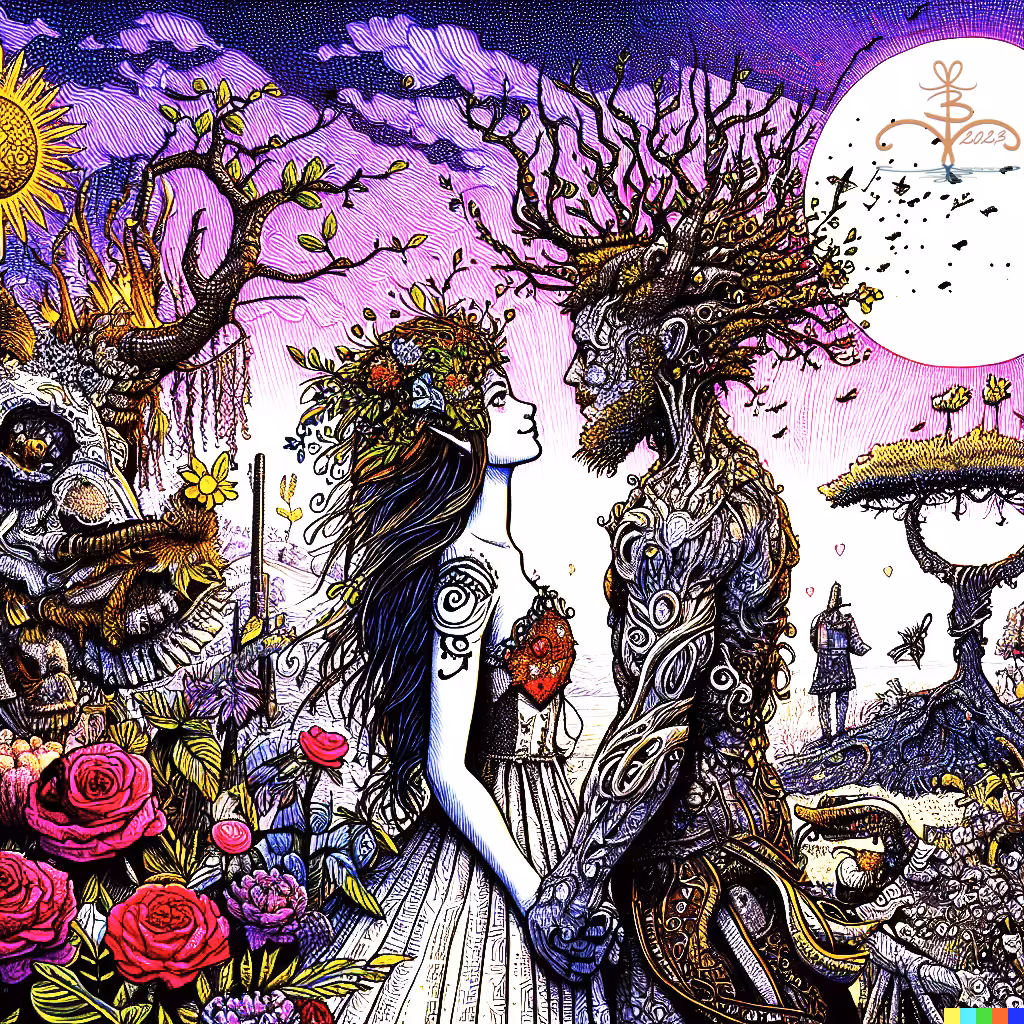 Nature's Romance: Dreaming in Moonlight