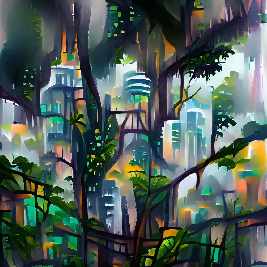jungle fever in times square nyc ai generated 5