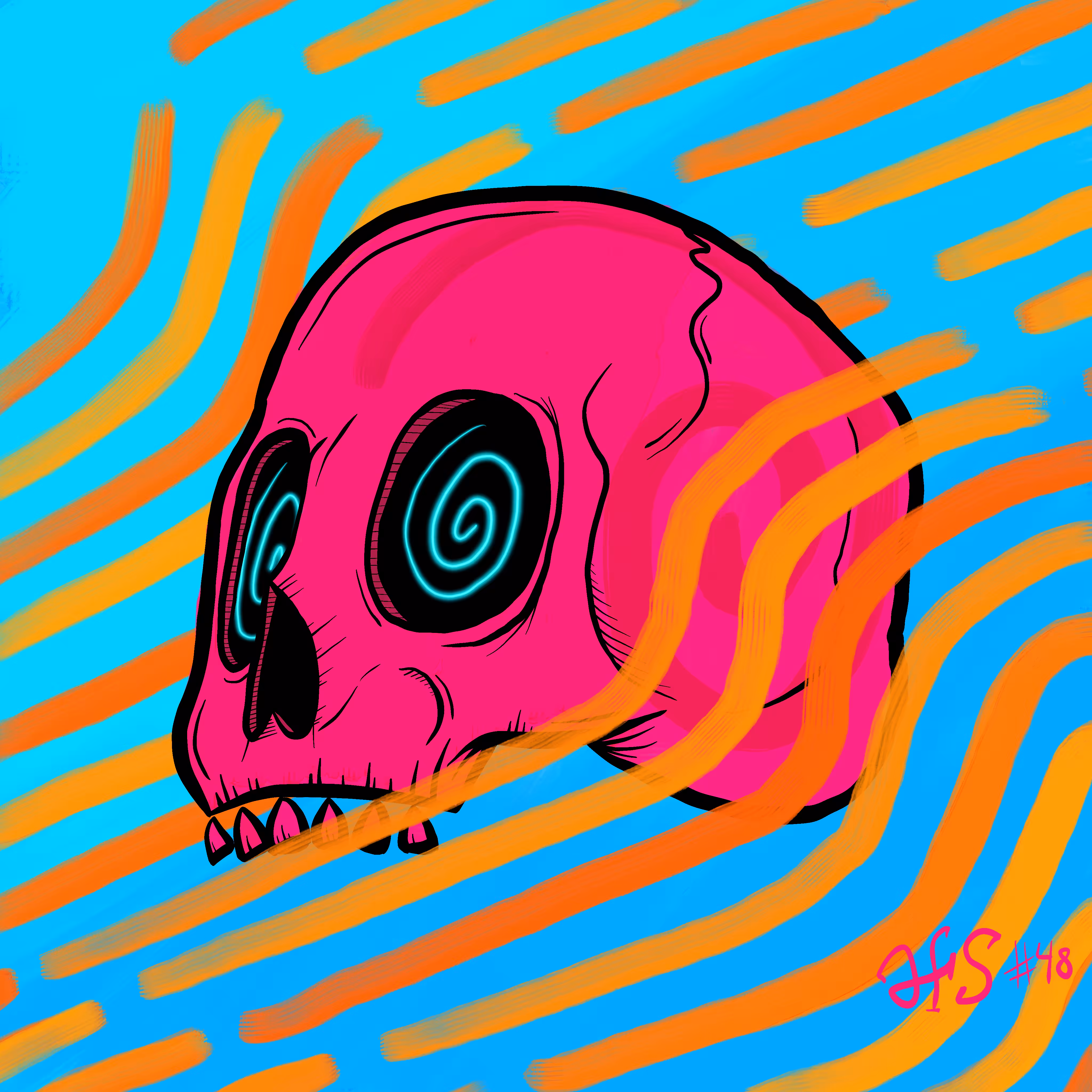 Almost Fancy Skull #48