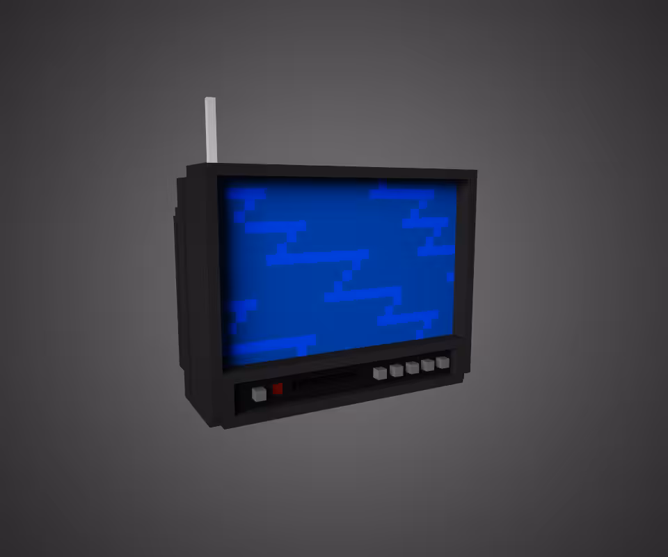 Voxeth™ TV1730RZ CRT TV/VHS combo set.
