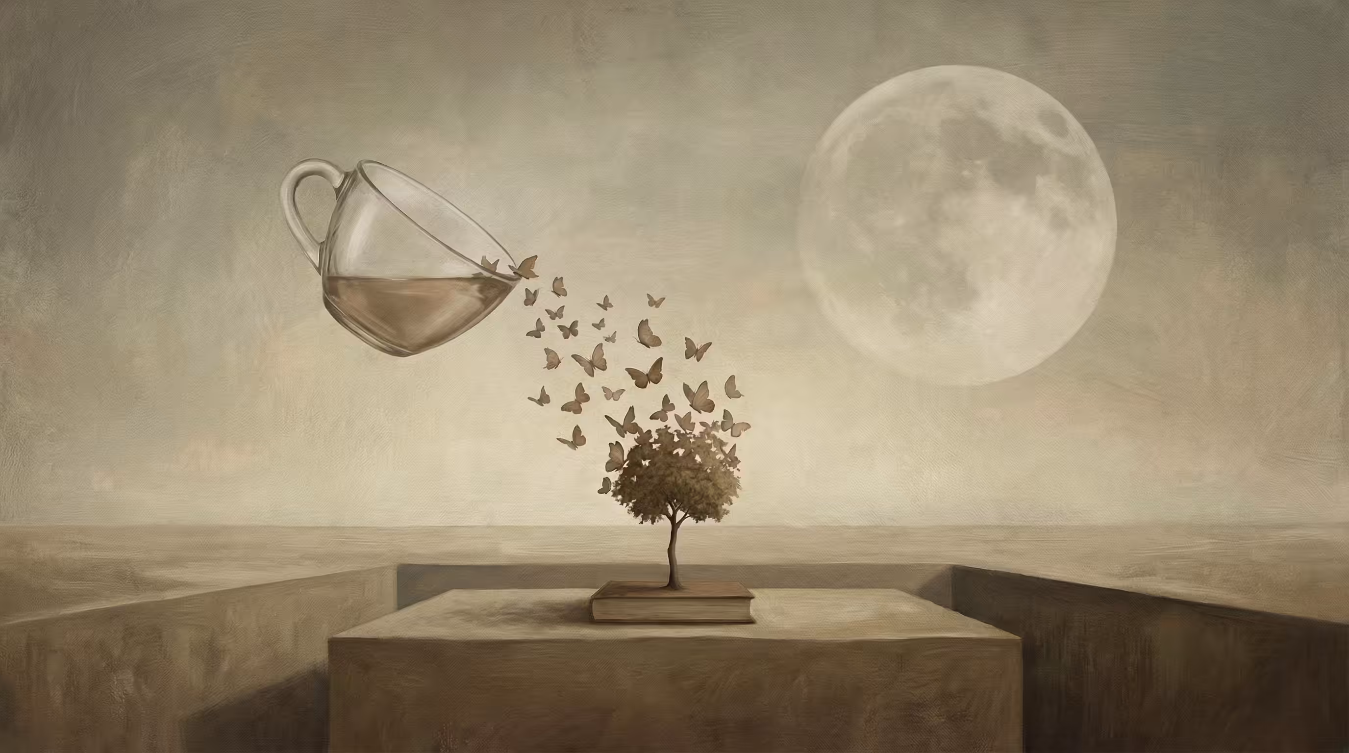 Dream of flying butterflies