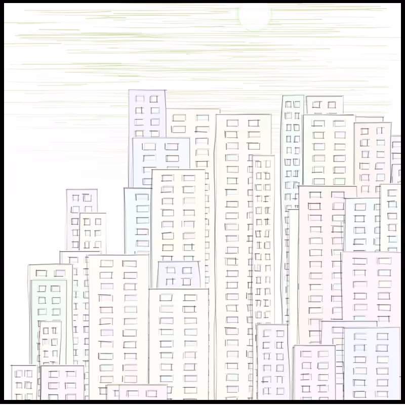 City sketch #8