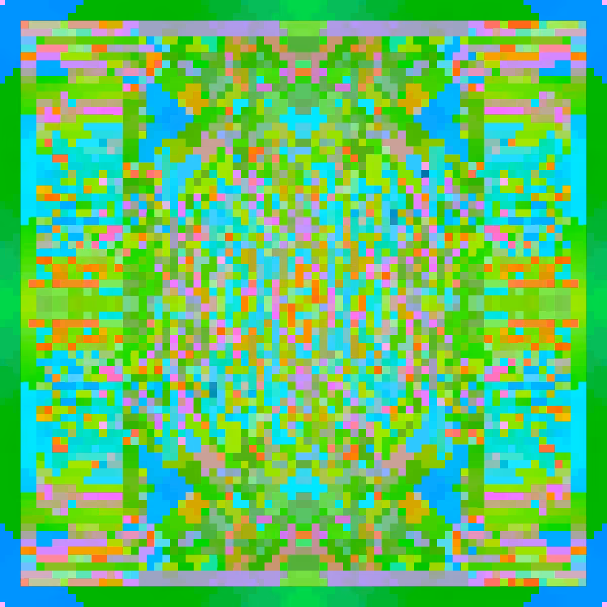 Psychedelic Dance of Pixels #35