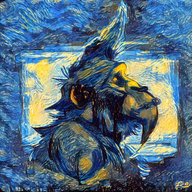 Bored Starry Night Club: Bored Starry Night Ape Club #71