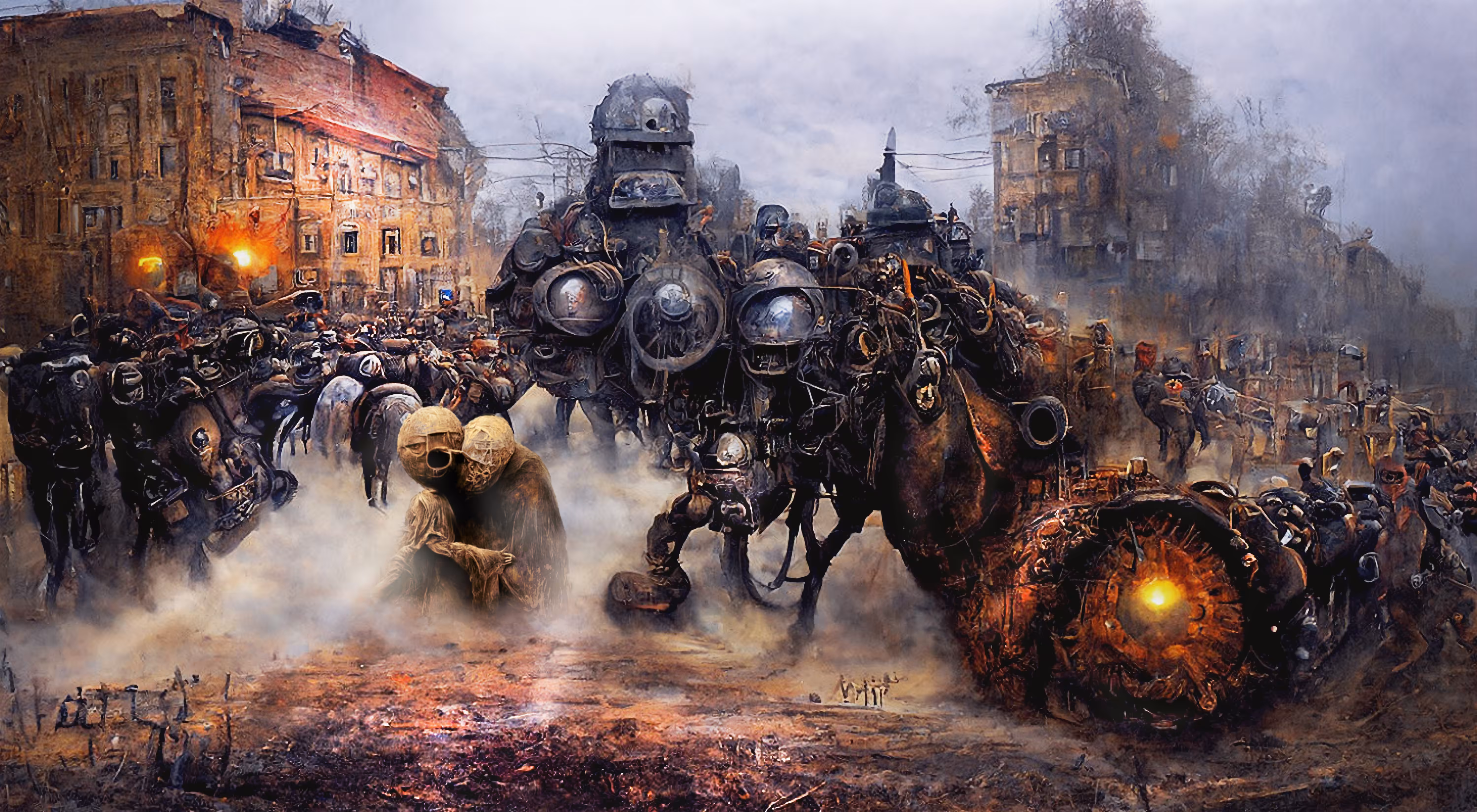 The lost Children of Mariupol IX (Beksinski Edition)
