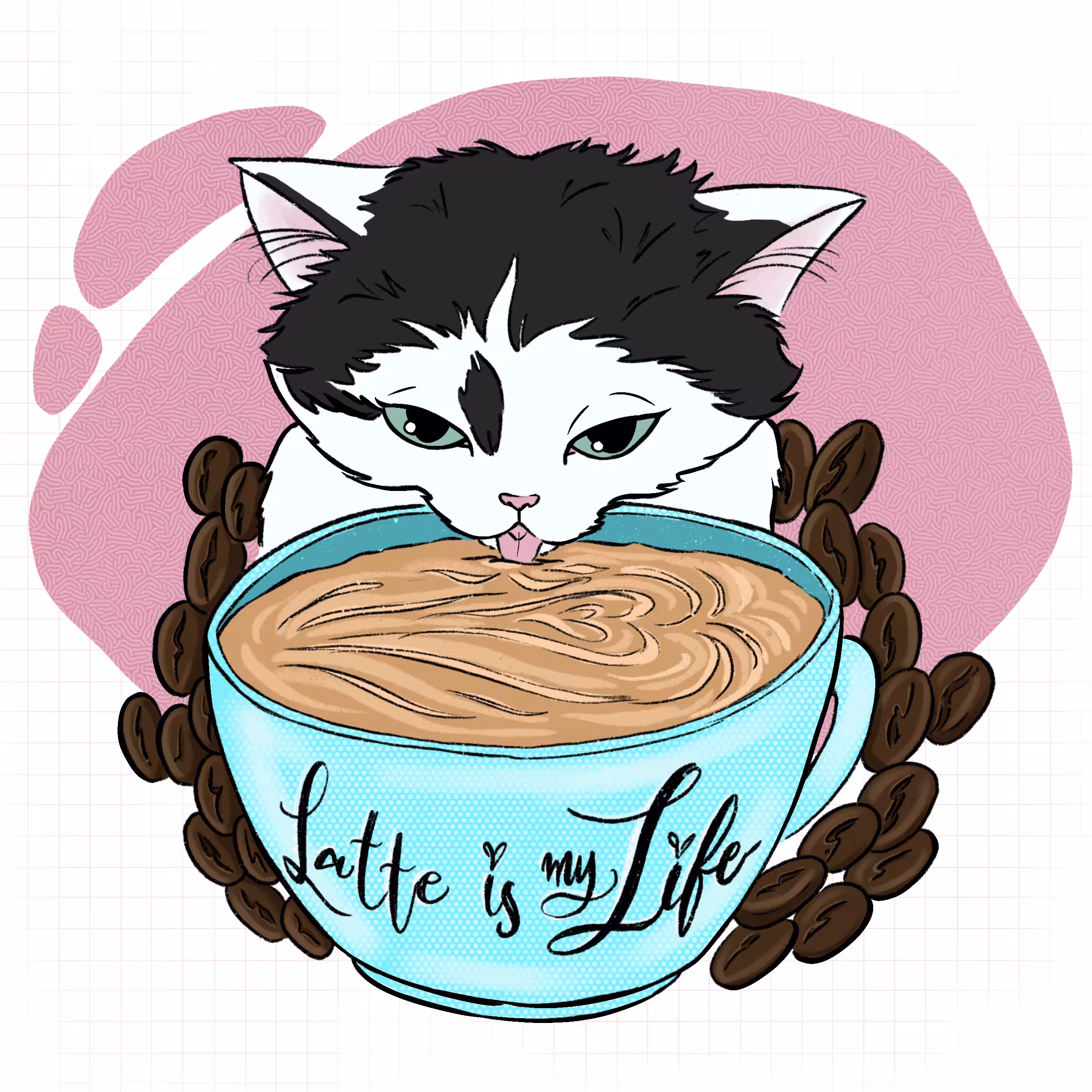 #005. Waffle and coffee