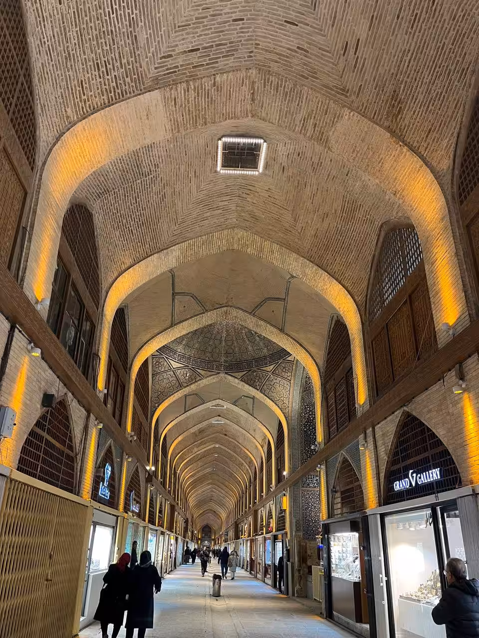 The Happy Valley: A bazaar in Isfahan