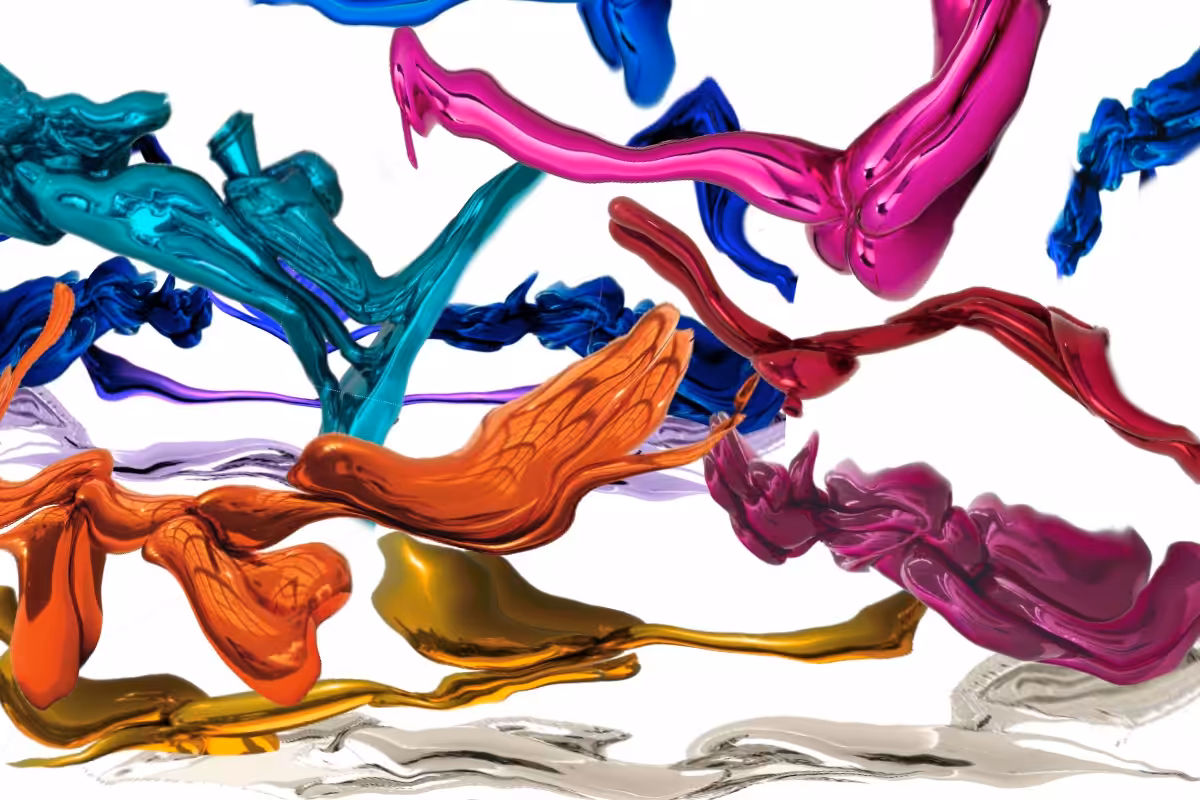 KOON’S INFLATABLE SCULPTURES DIGITALLY DEFLATED
