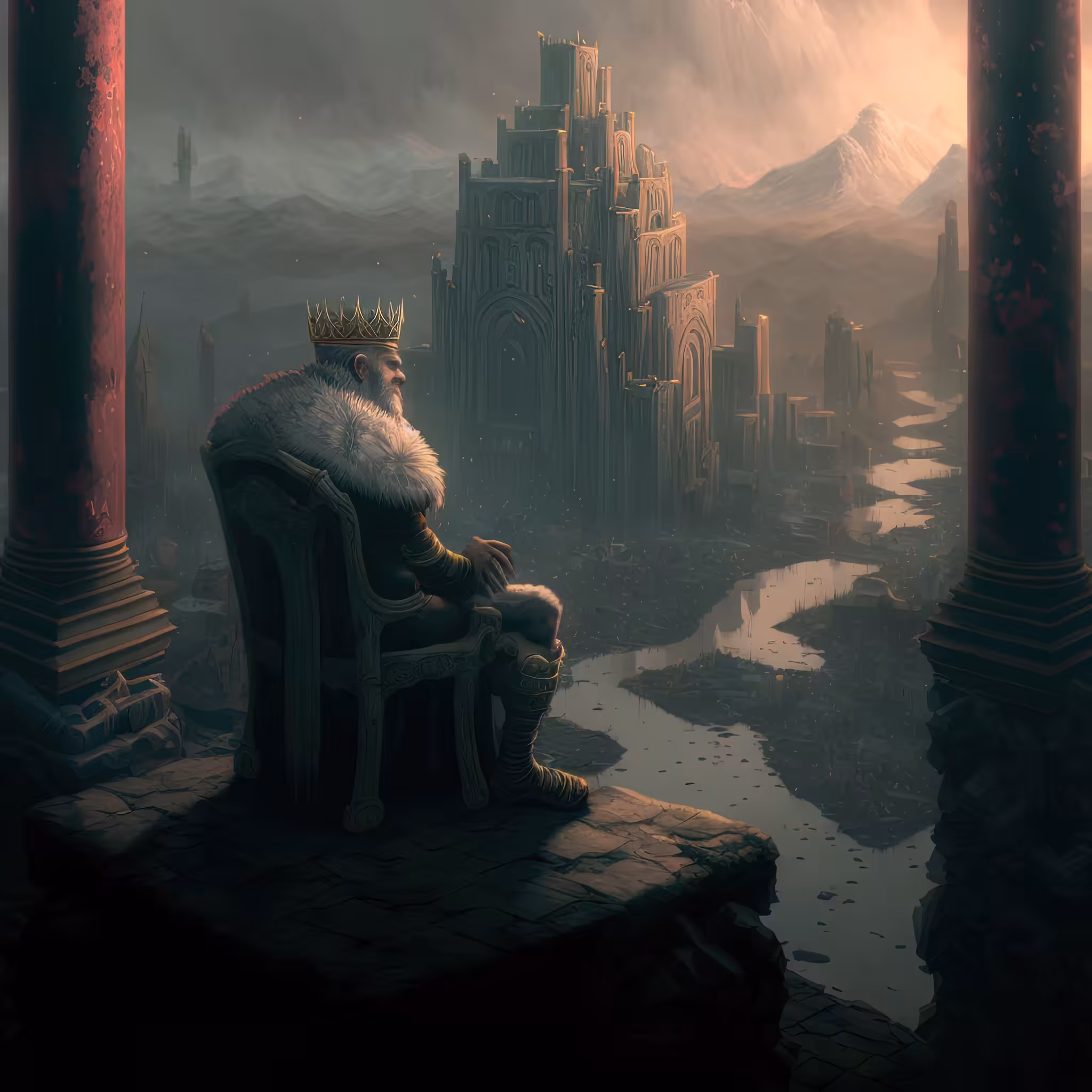 A Sad King with nothing to rule