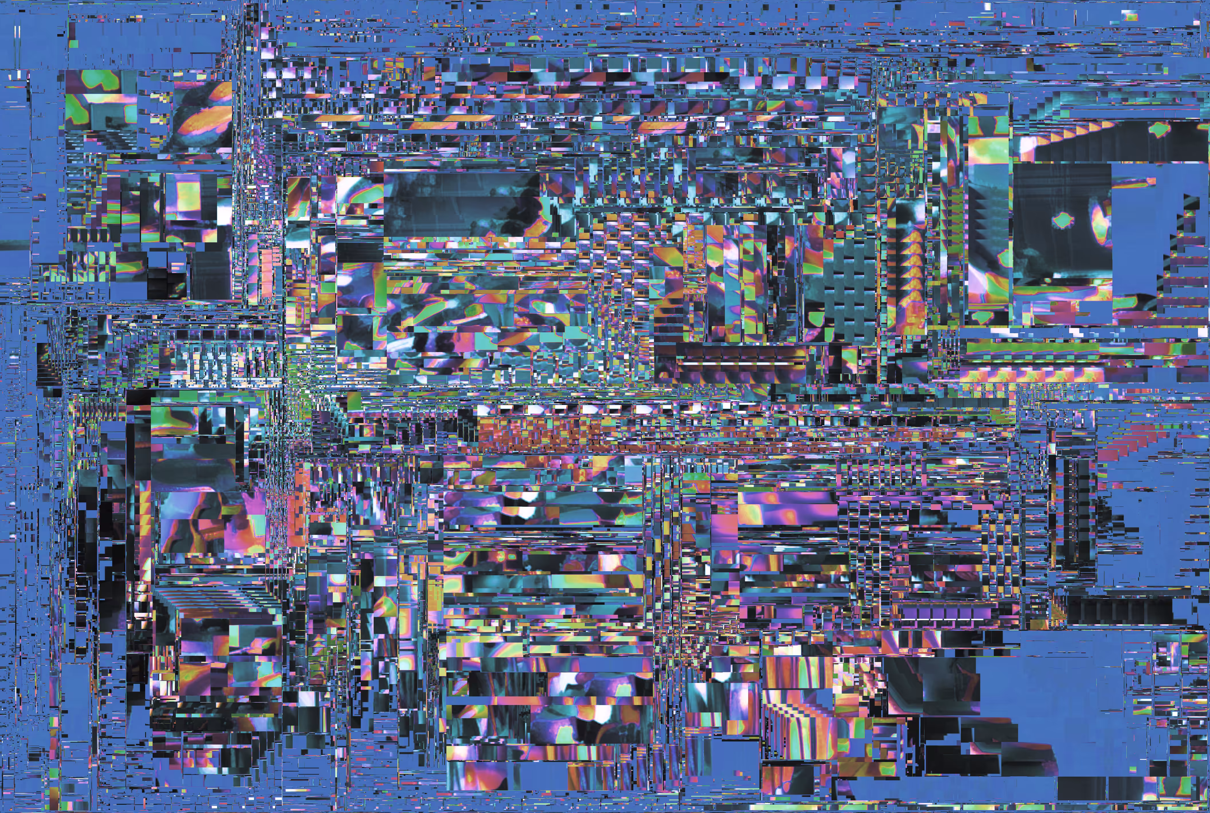 The restored data for an dissonant cluster