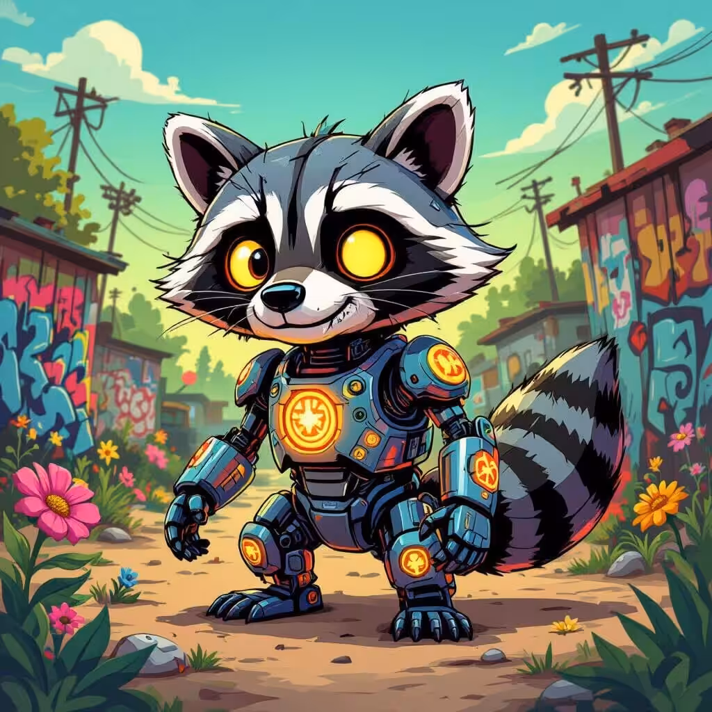 NightCafe Creations: Cartoon Critter 2