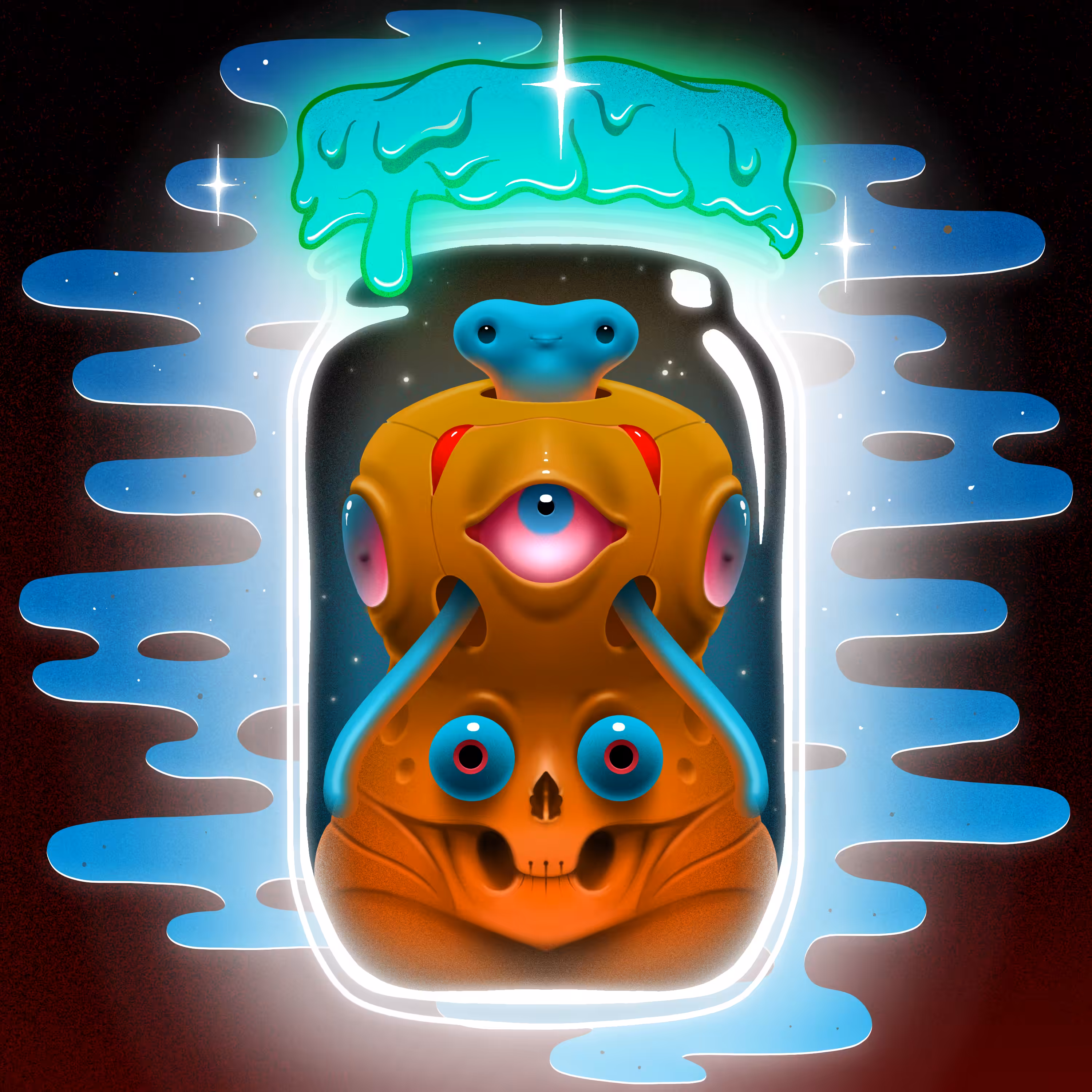 Glow-in-the-dark Lid #3