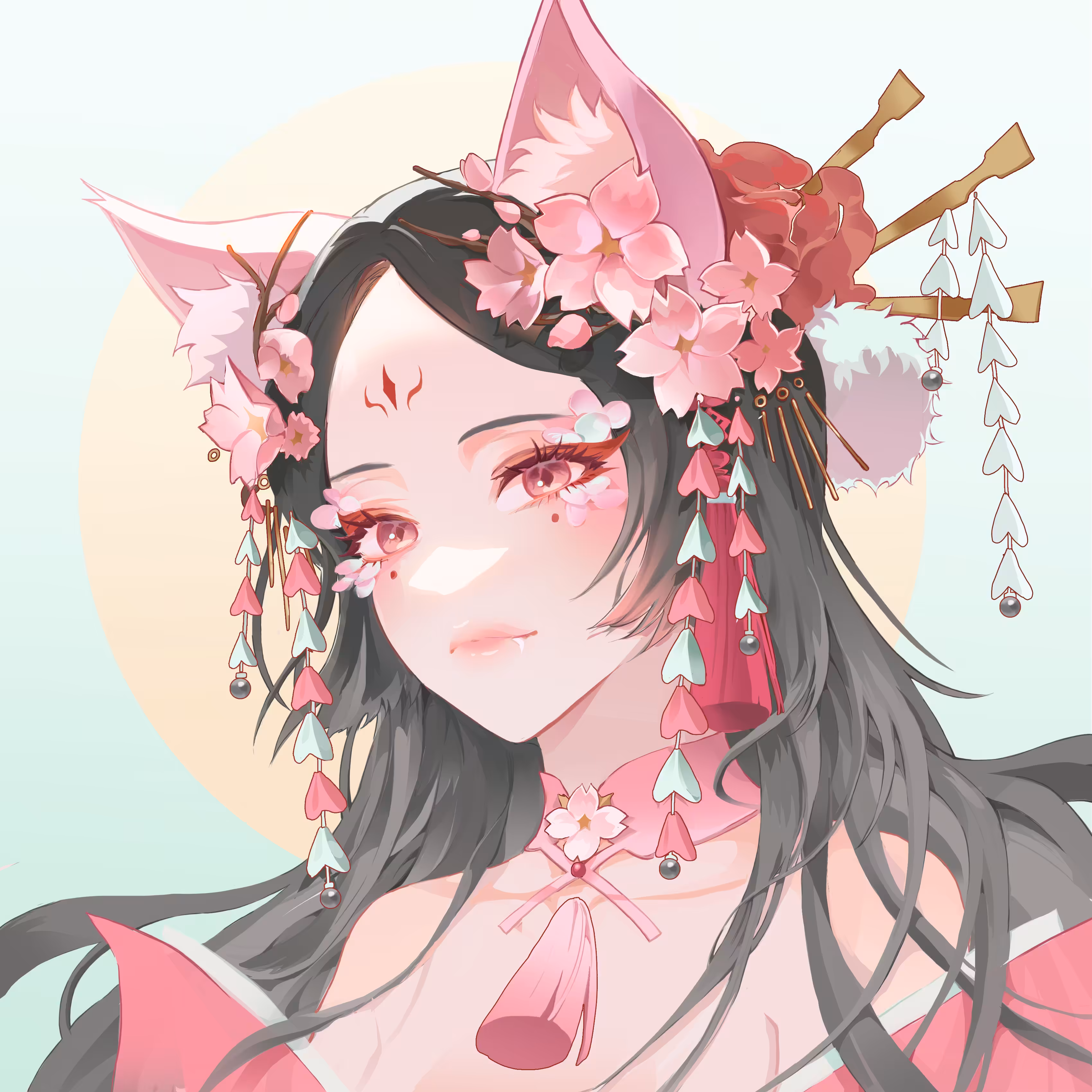 Cherry blossoms Fox