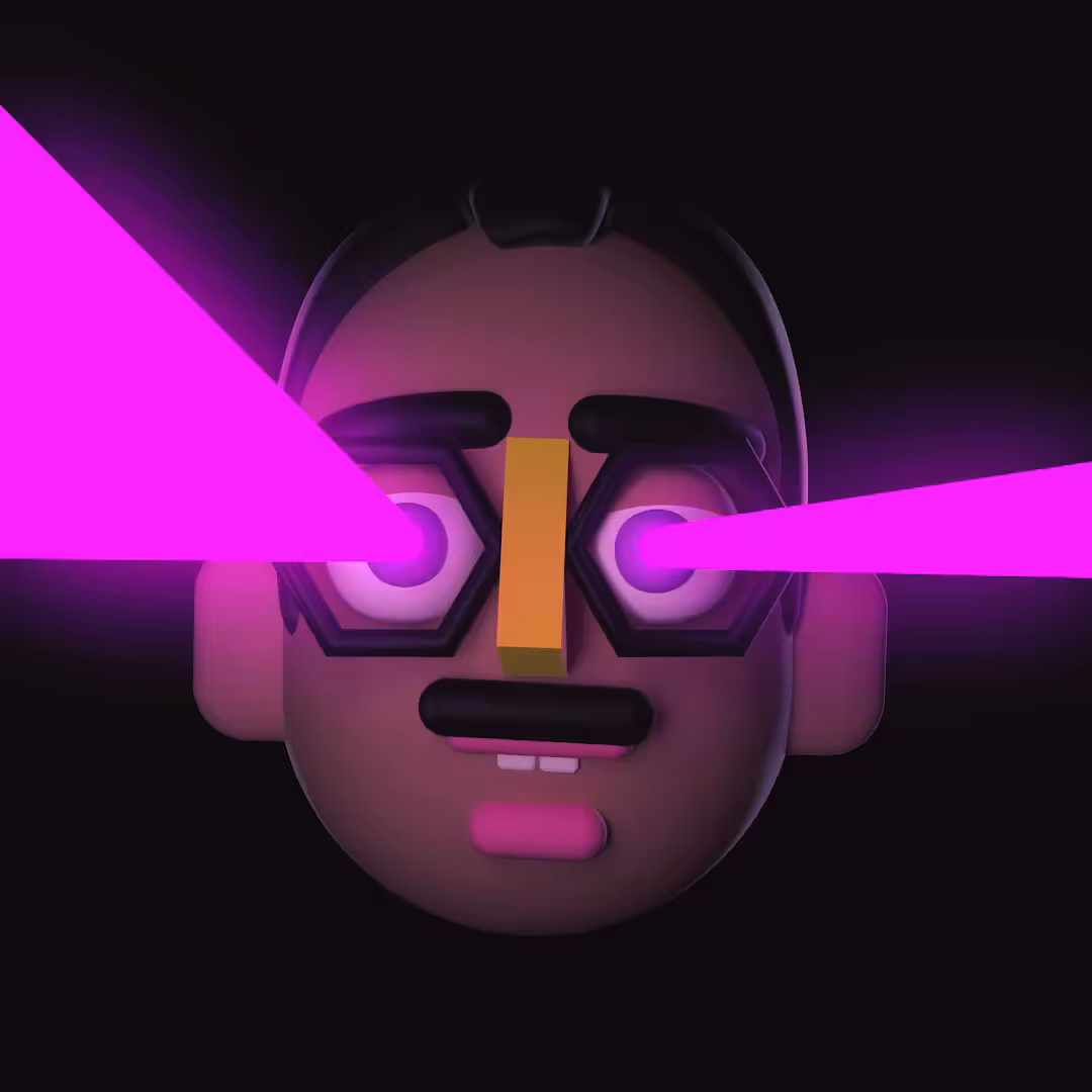Pink Laser Eyes 