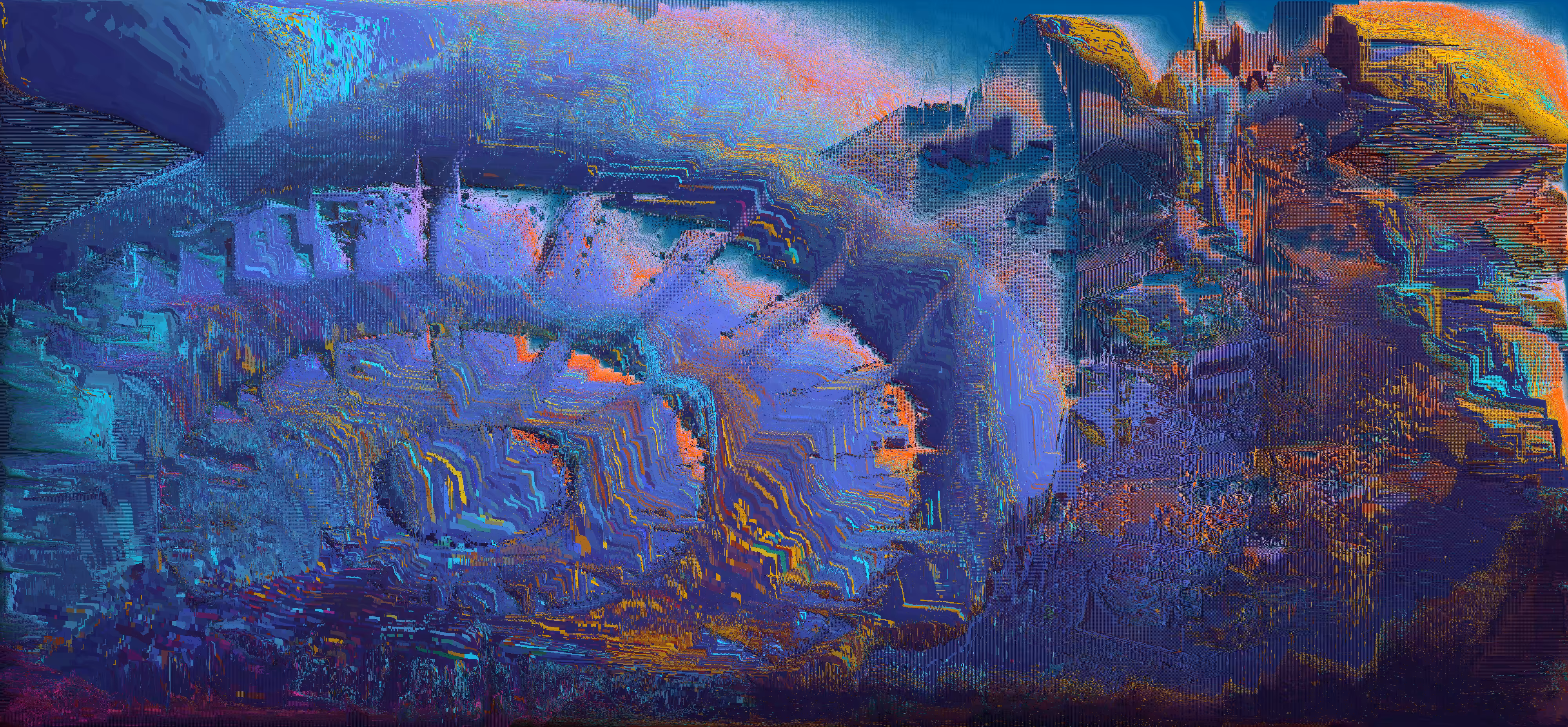 SOLIDIFIED OCEAN CRATER