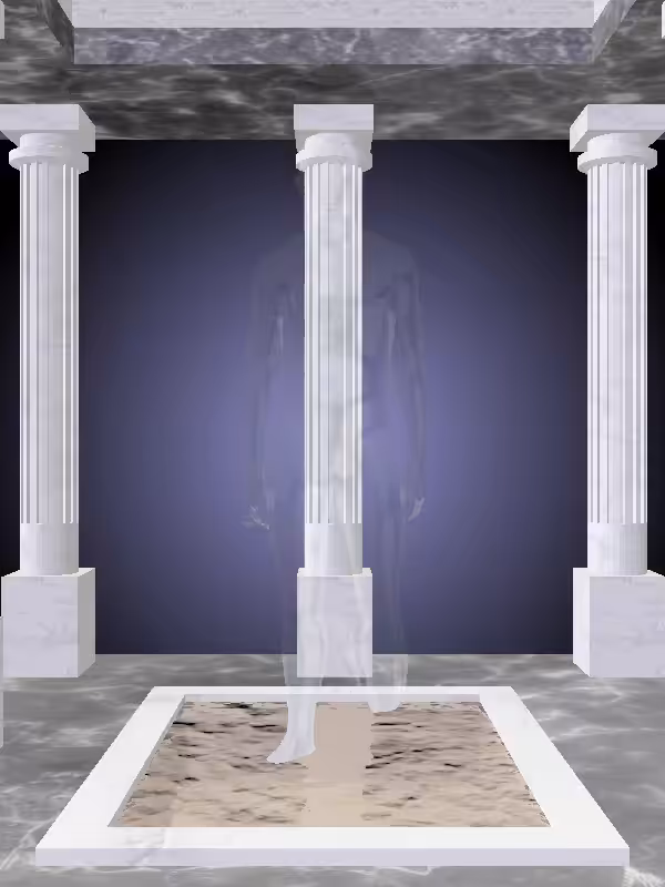 HeavenComputer: The Fading Phone Calling Silver Chrome Man #7400