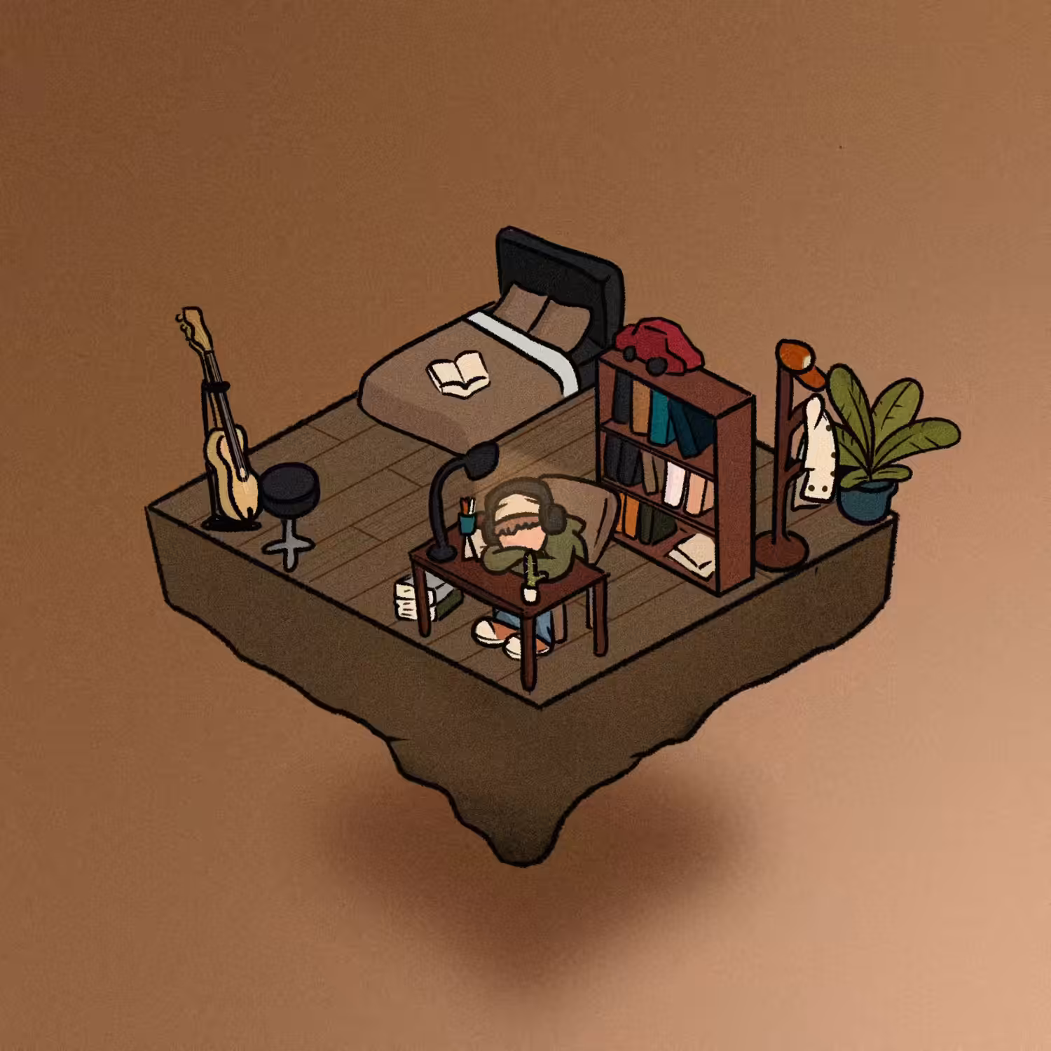 Lofi Roomie #51 ( After study )