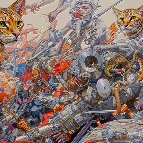 The Infinite Universe: Feline Futurism