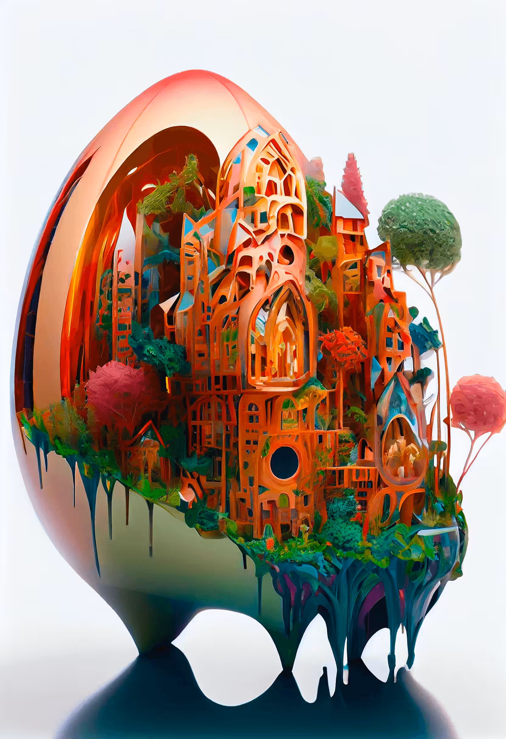 Fantasy Architecture Egg 18