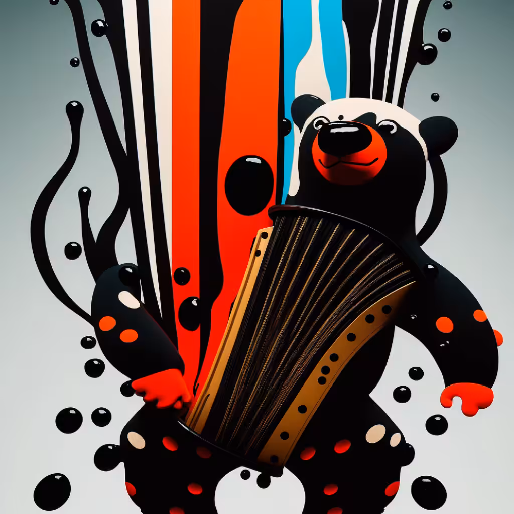 Accordion Bear #3